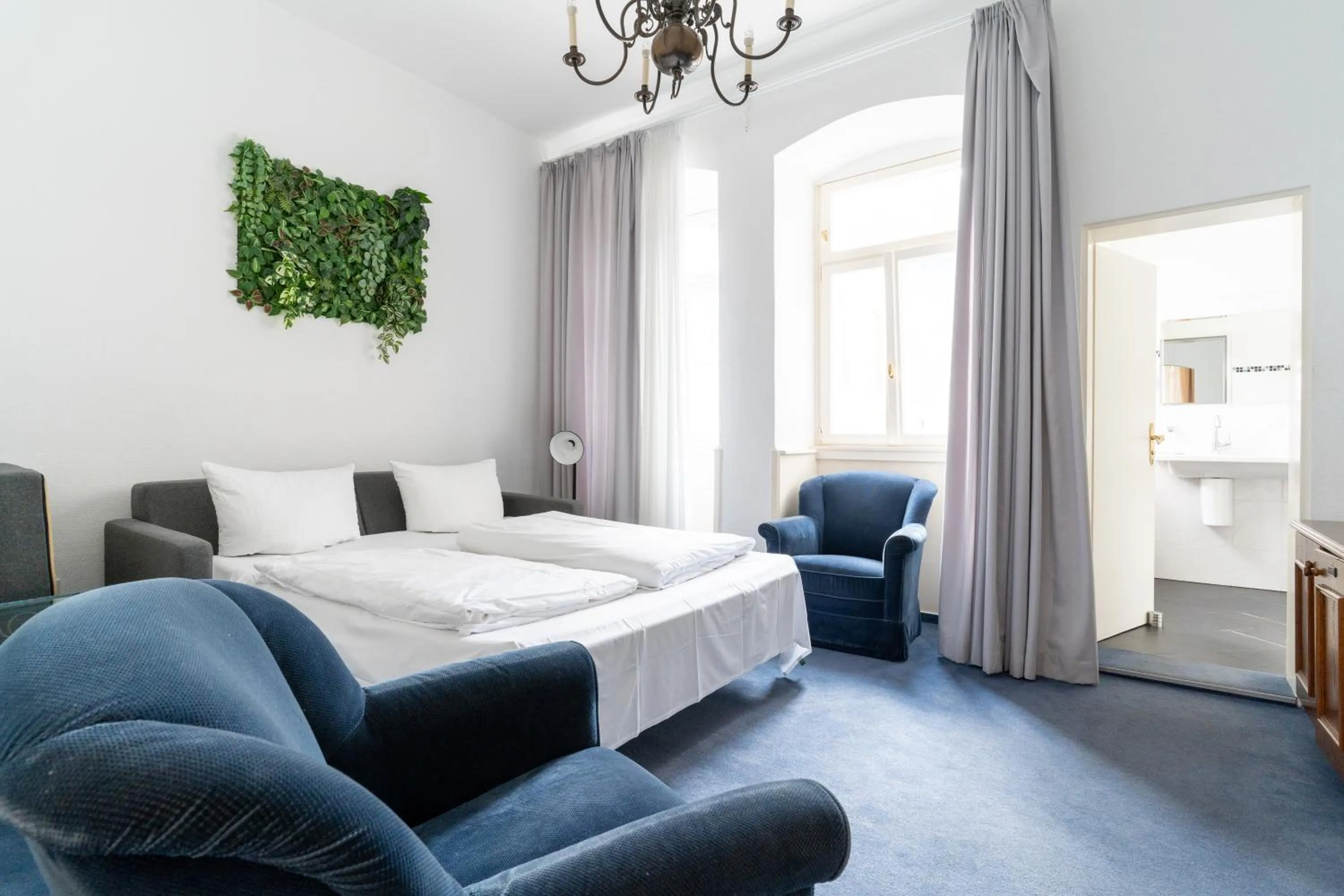 Bed in Hotel zum Ritter