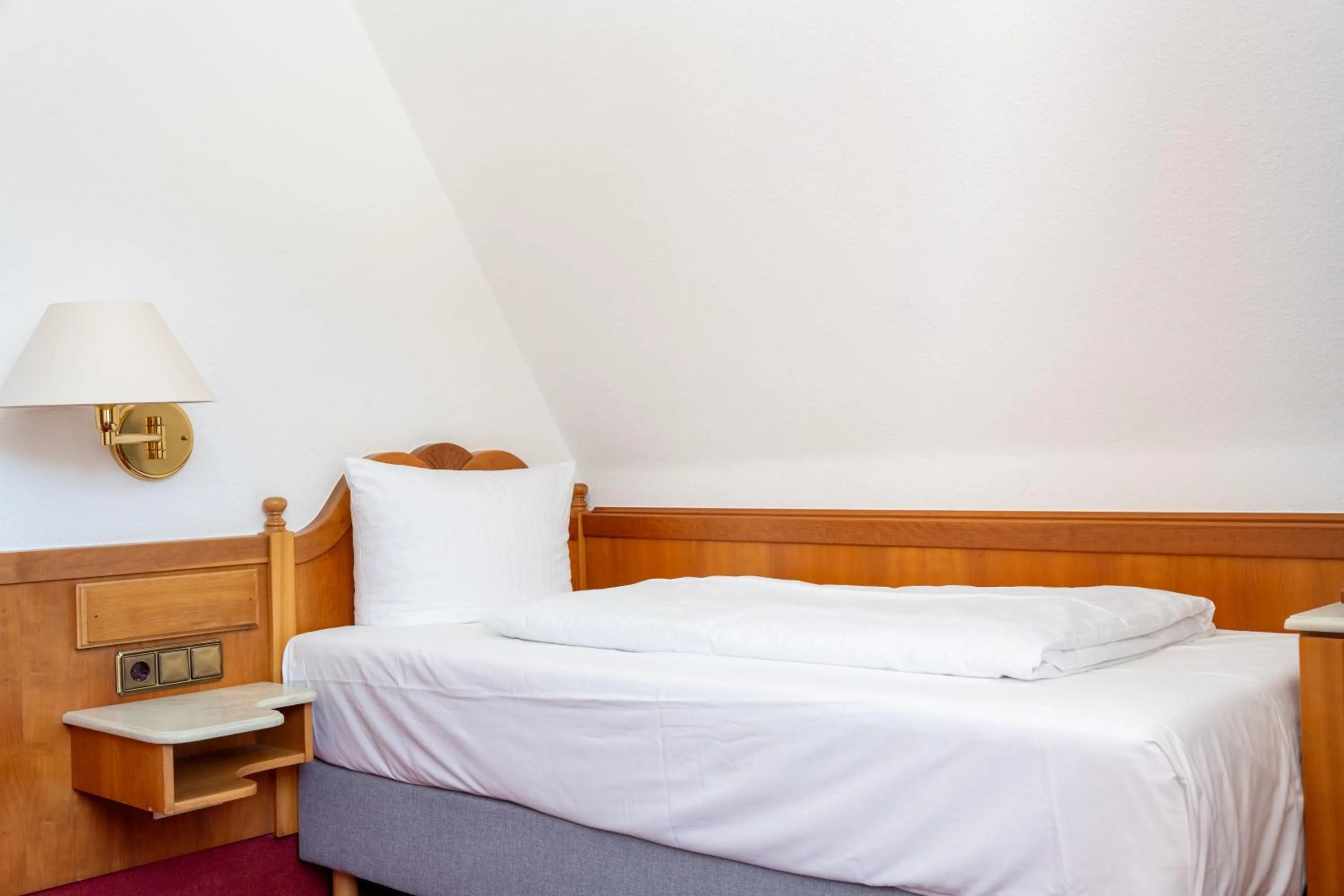 Bed in Hotel zum Ritter