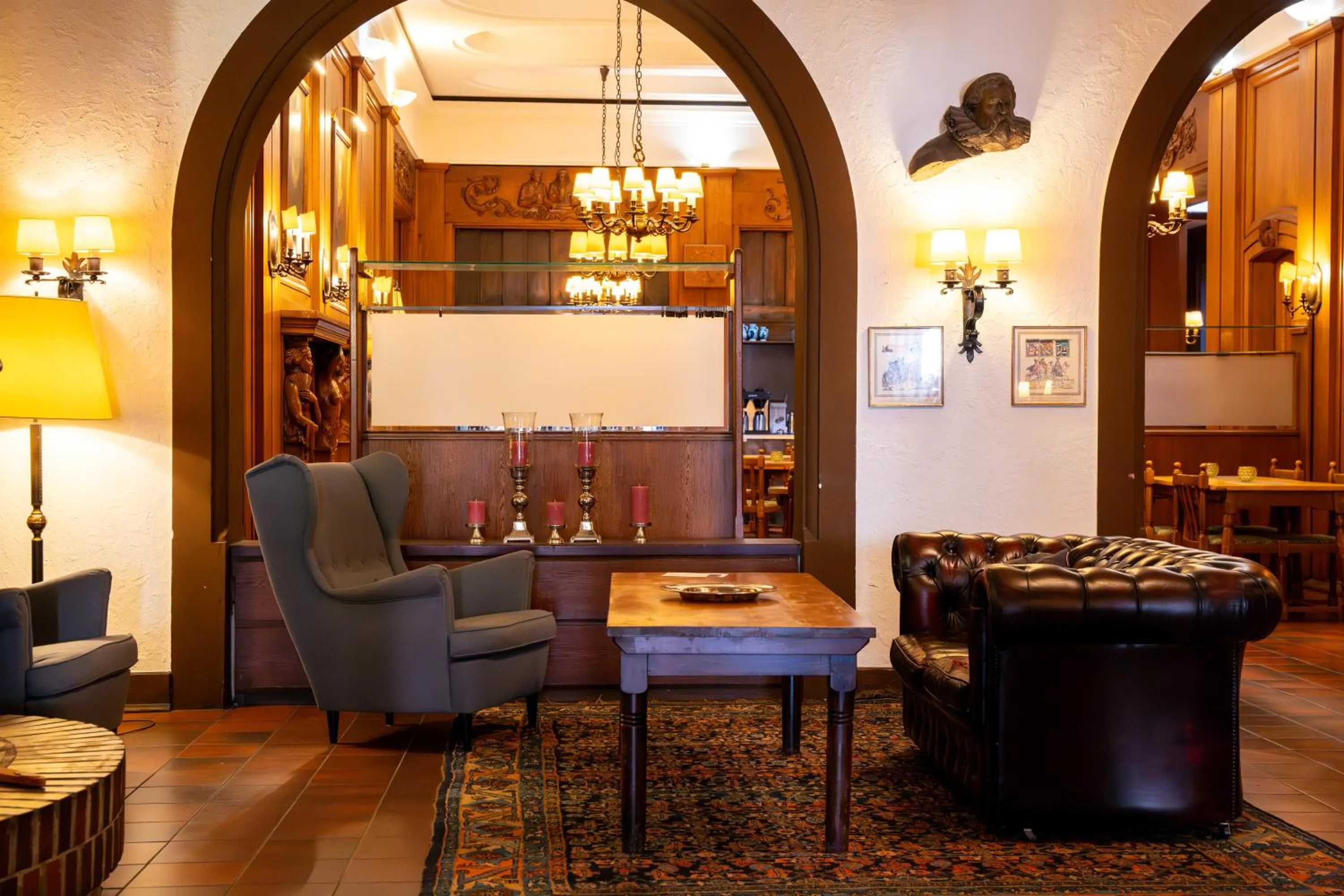 Lobby or reception in Hotel zum Ritter