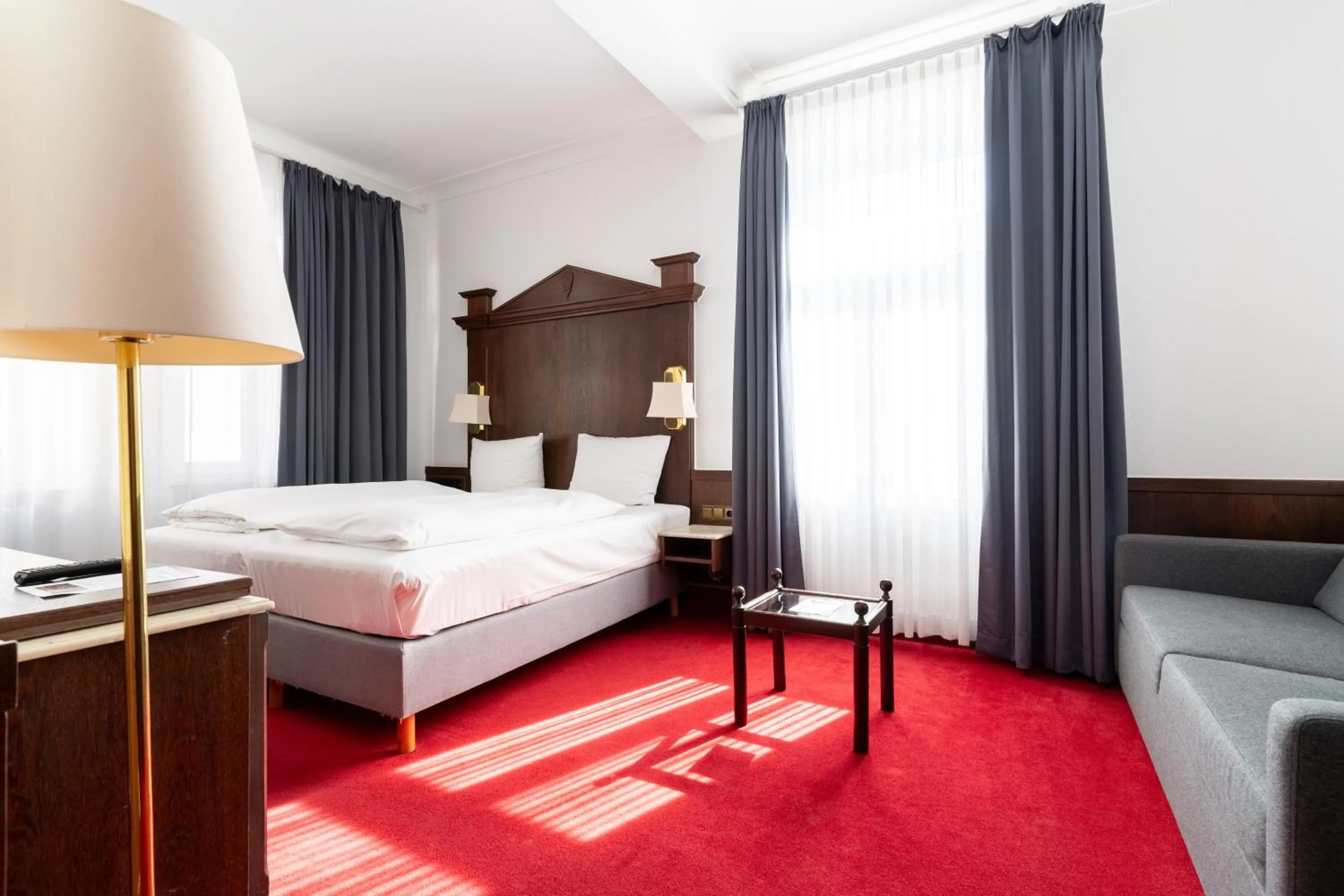 Bed in Hotel zum Ritter