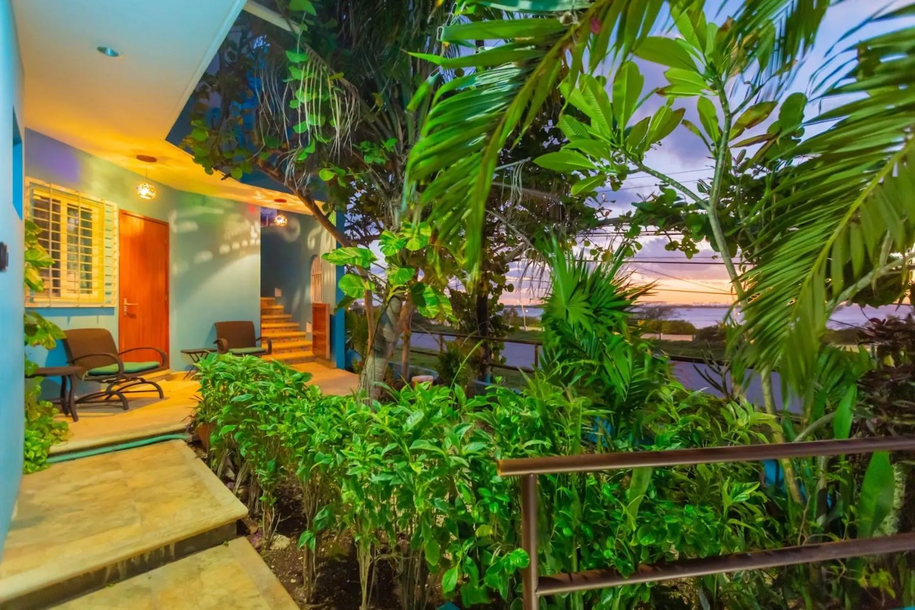 Garden in Casa Cielo Studio 1 with Tropical Garden Patio
