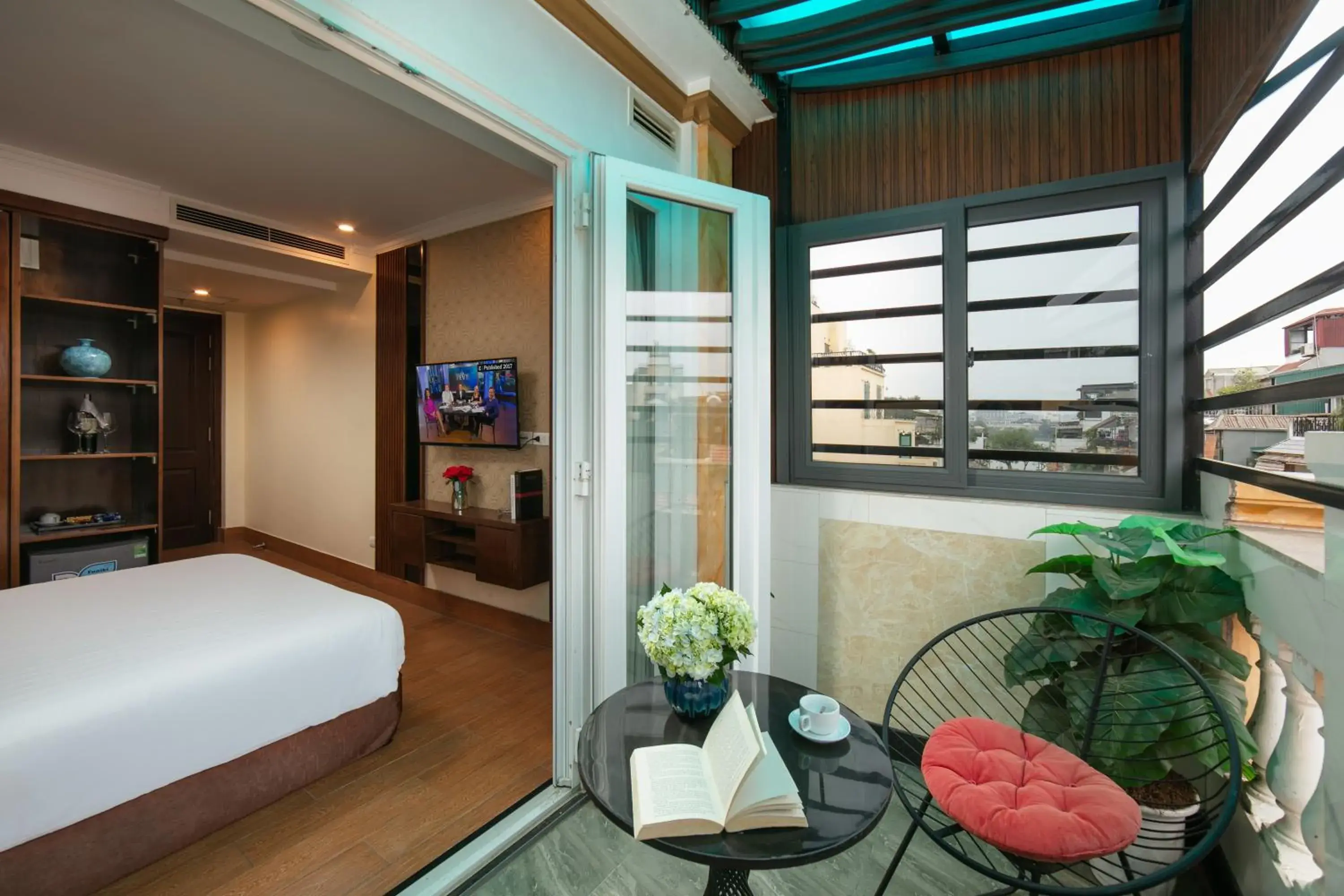 View (from property/room), Bed in The West Hotel & Spa View (from property/room), Bed in The West Hotel & Spa