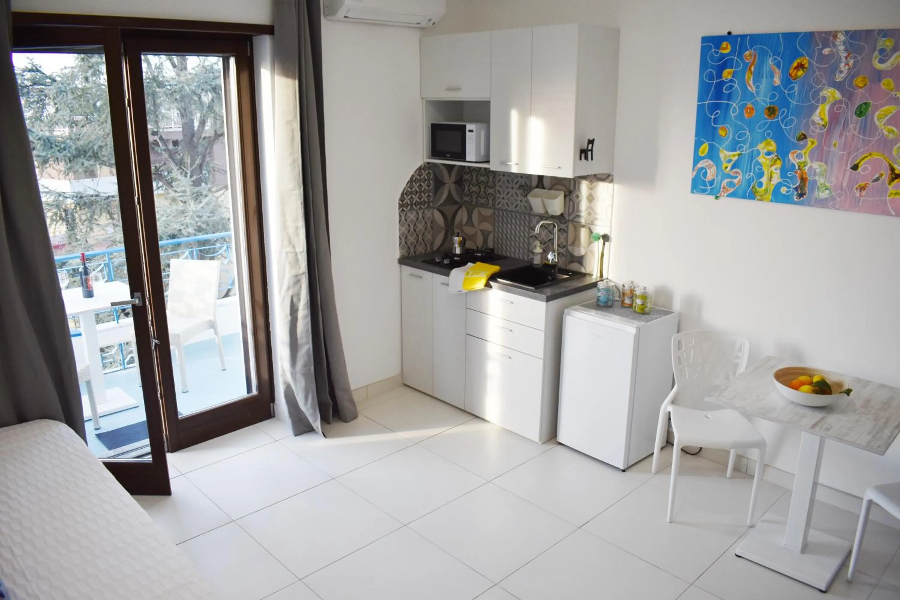 Kitchen or kitchenette in Lume Art Apartment B&B