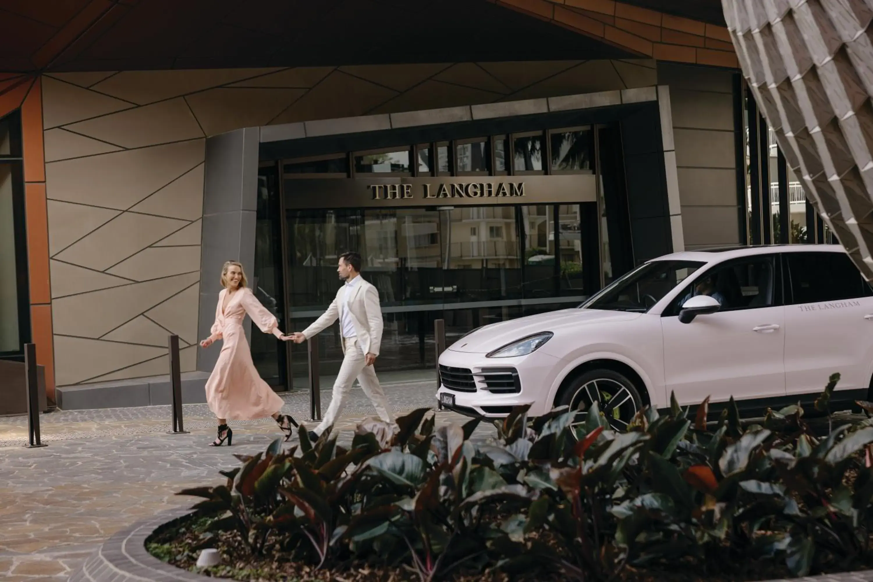 Facade/entrance in The Langham, Gold Coast and Jewel Residences Facade/entrance in The Langham, Gold Coast and Jewel Residences