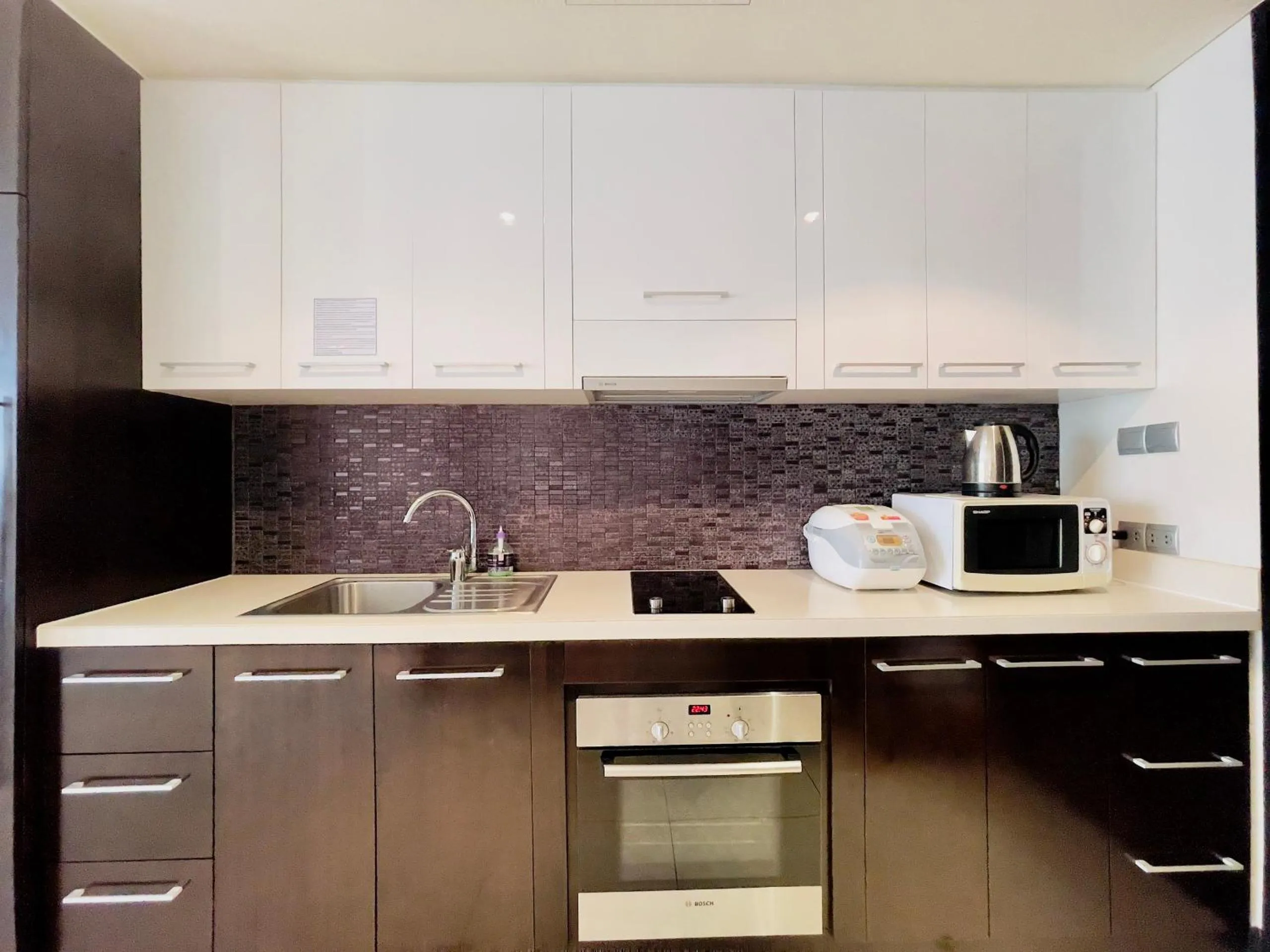 Kitchen or kitchenette in The Sea Luxury Nha Trang Apartment