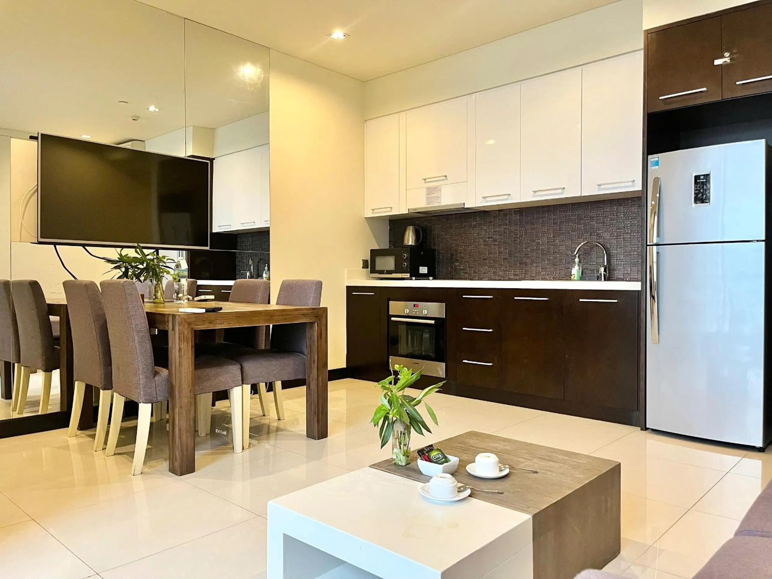 Living room in The Sea Luxury Nha Trang Apartment