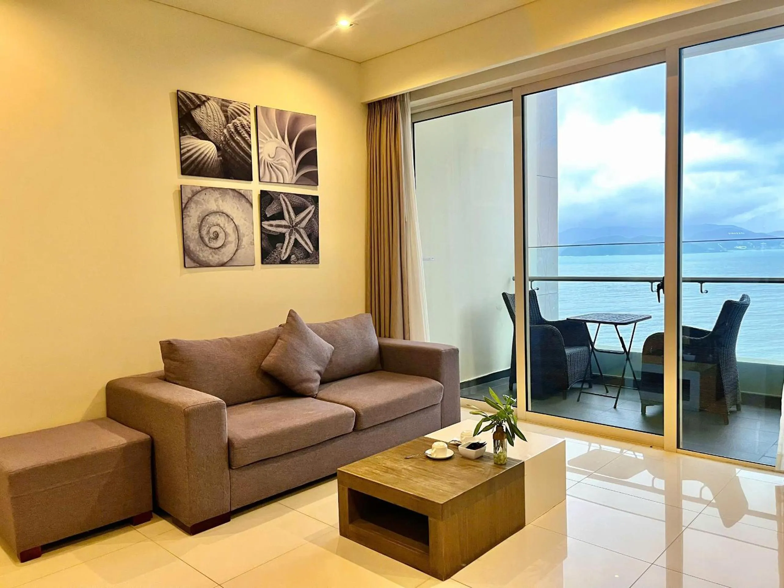 Balcony/Terrace in The Sea Luxury Nha Trang Apartment