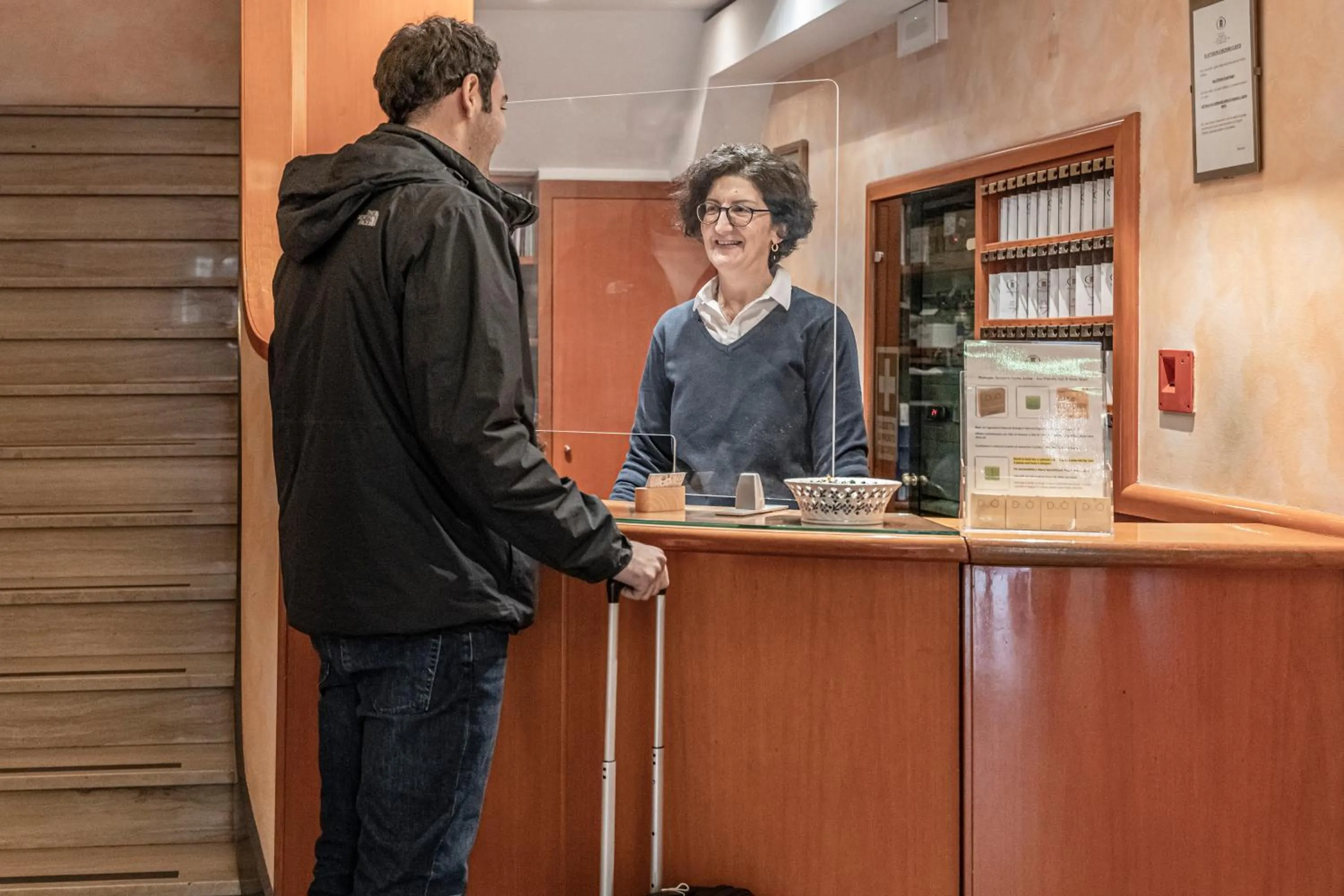 Lobby or reception in Hotel Italia