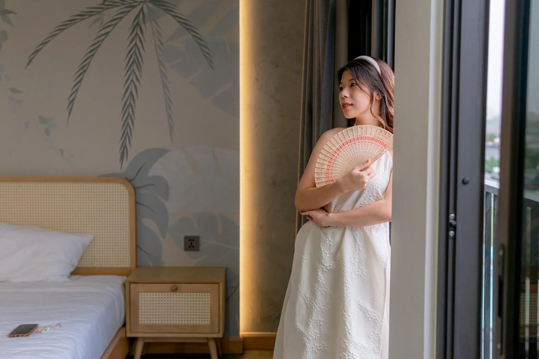 People, Bed in SHI HOUSE by Haviland