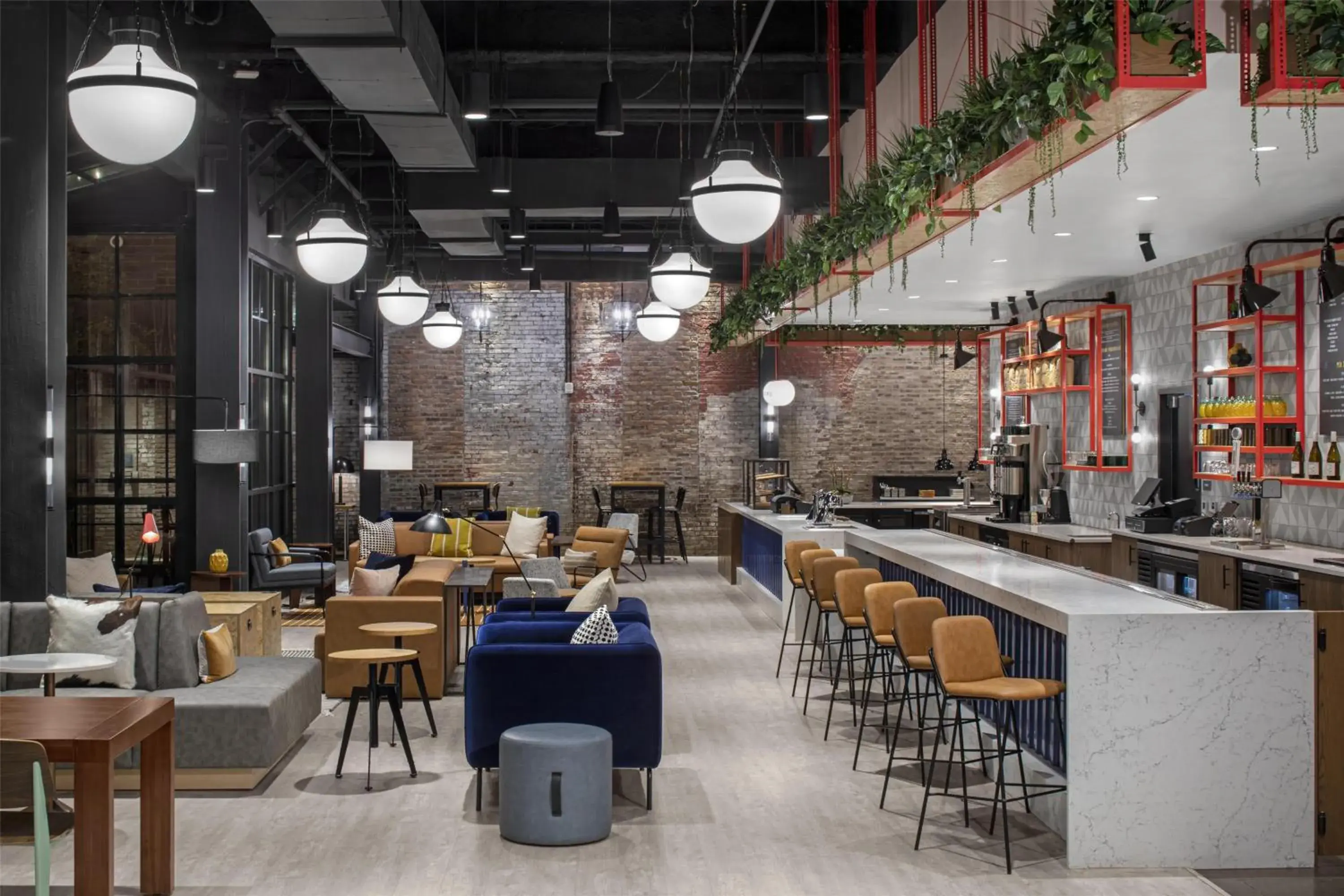 Lobby or reception in Caption By Hyatt Beale Street Memphis Lobby or reception in Caption By Hyatt Beale Street Memphis