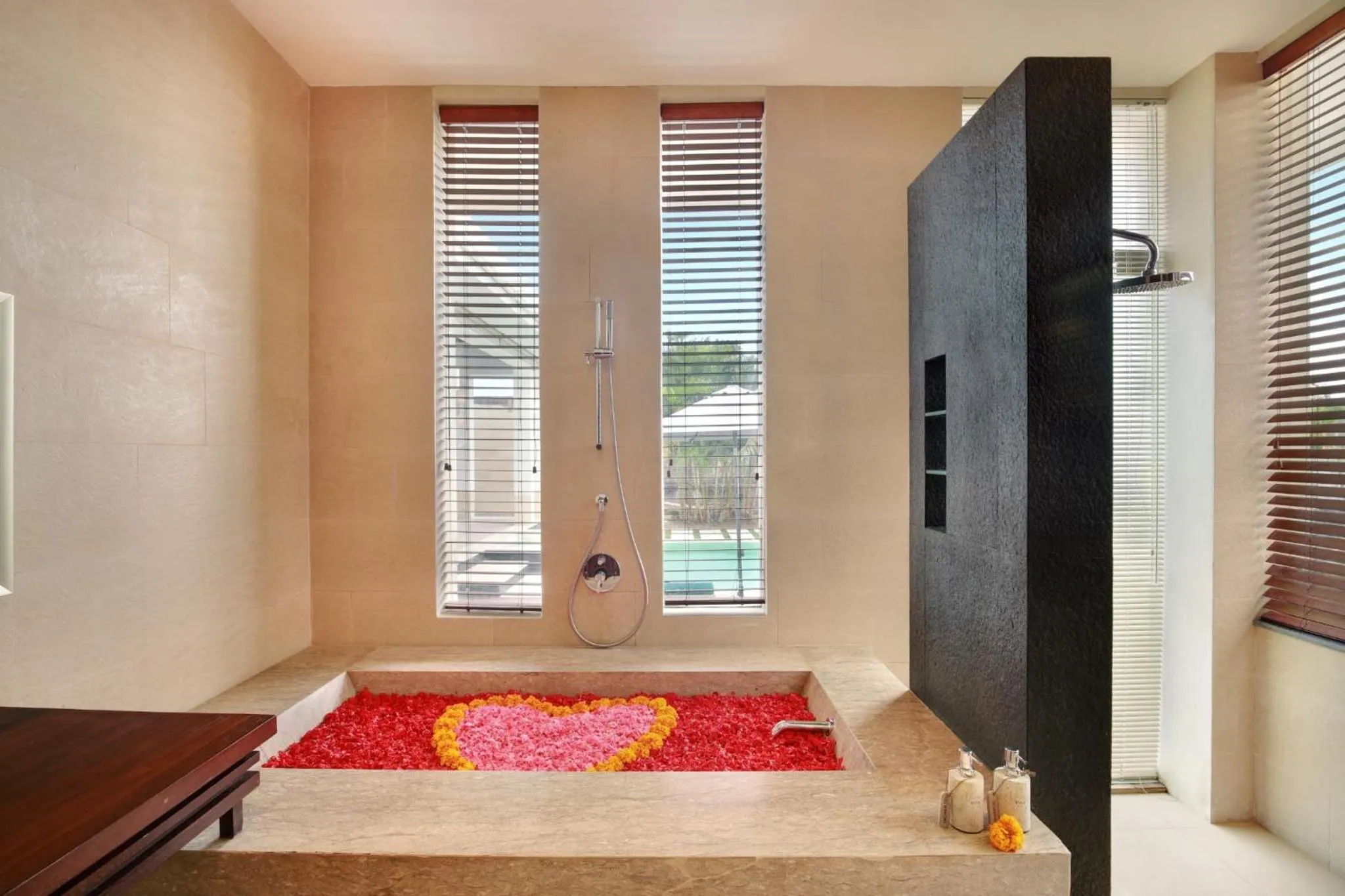 Bath, Bed in Nara Villa Canggu by Ini Vie Hospitality