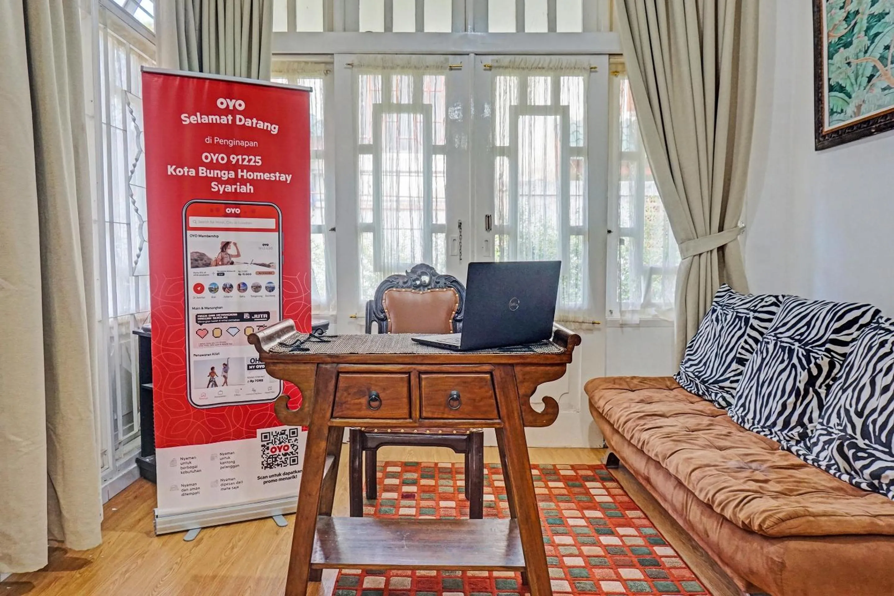 Lobby or reception in SPOT ON 91225 Kota Bunga Homestay Syariah