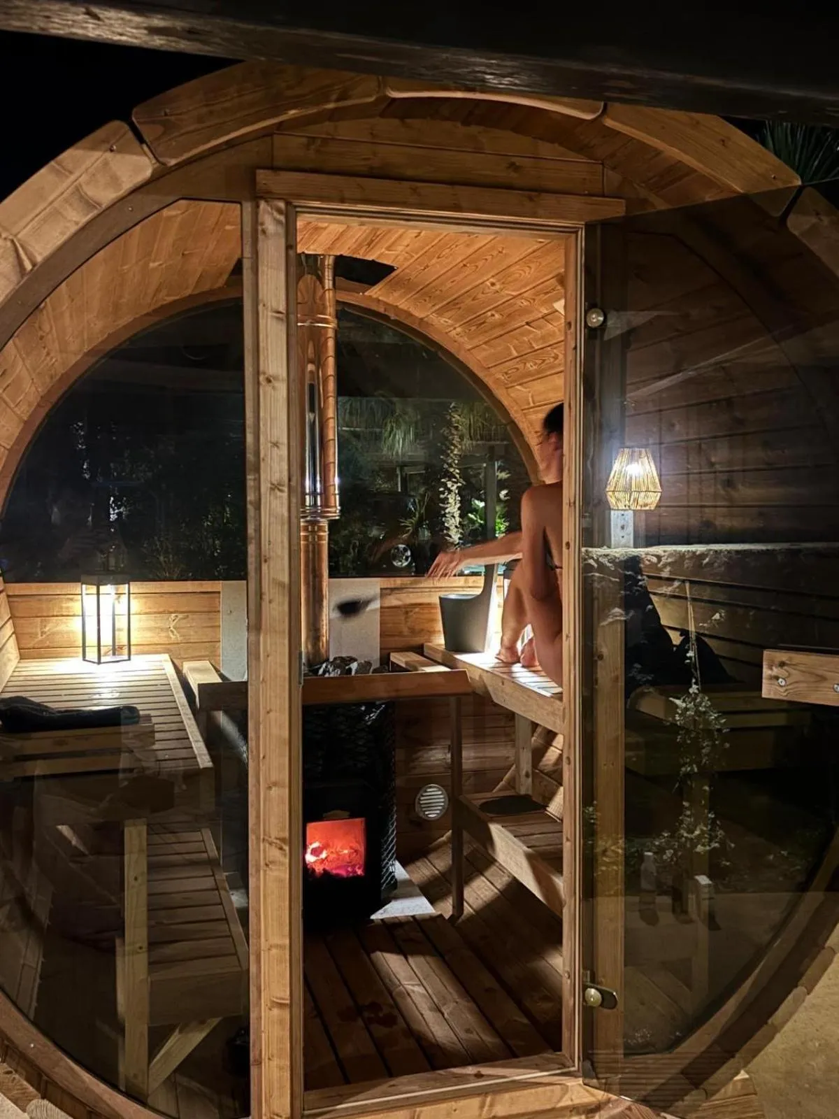 Sauna in Agriturismo Le Lanterne