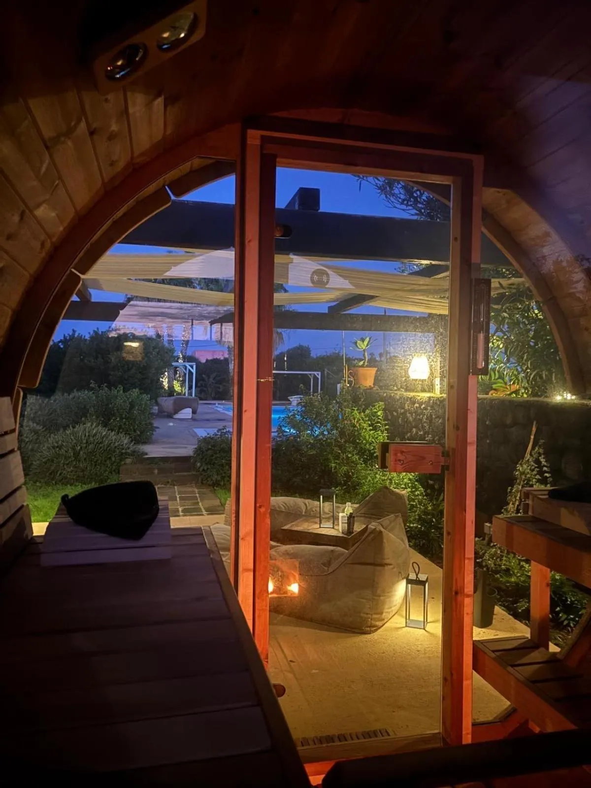 Sauna in Agriturismo Le Lanterne