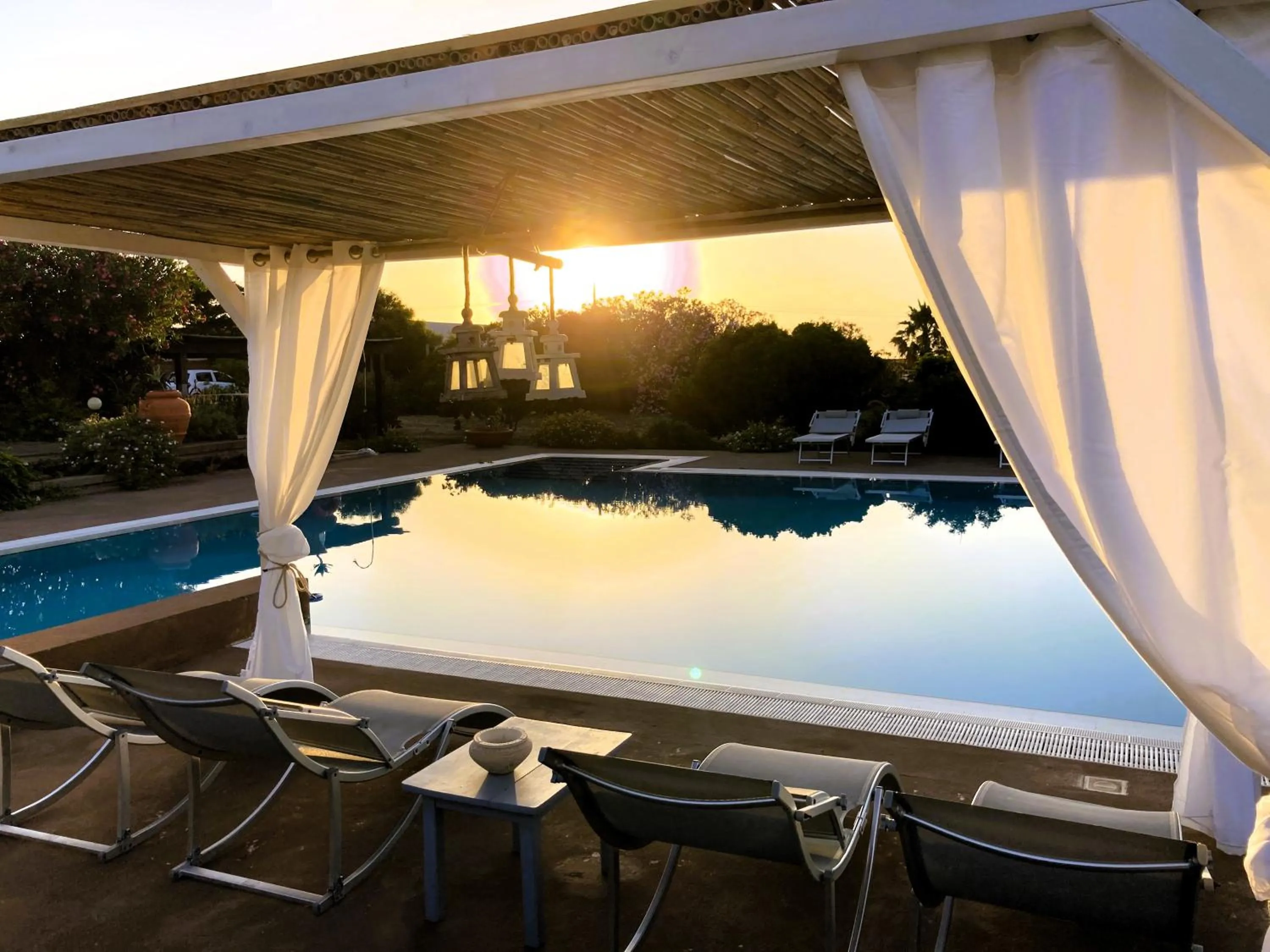 Pool view in Le Lanterne Resort