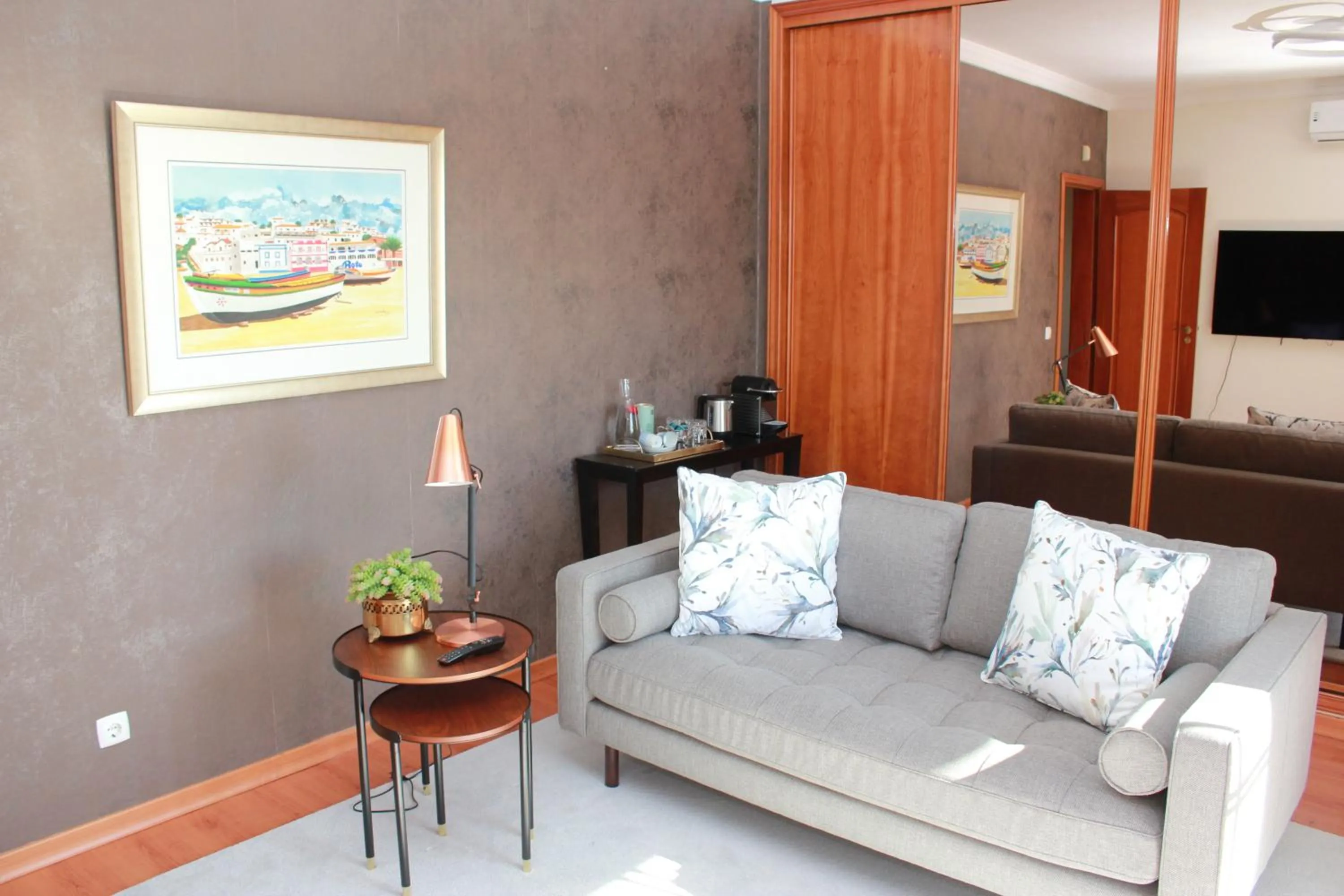 Living room in Villa Tranberg Suites