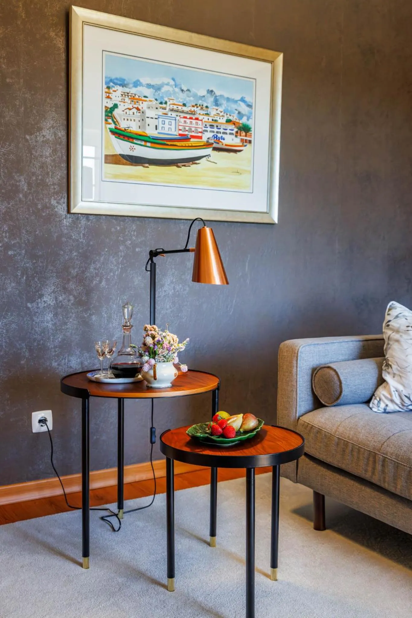 Living room in Villa Tranberg Suites