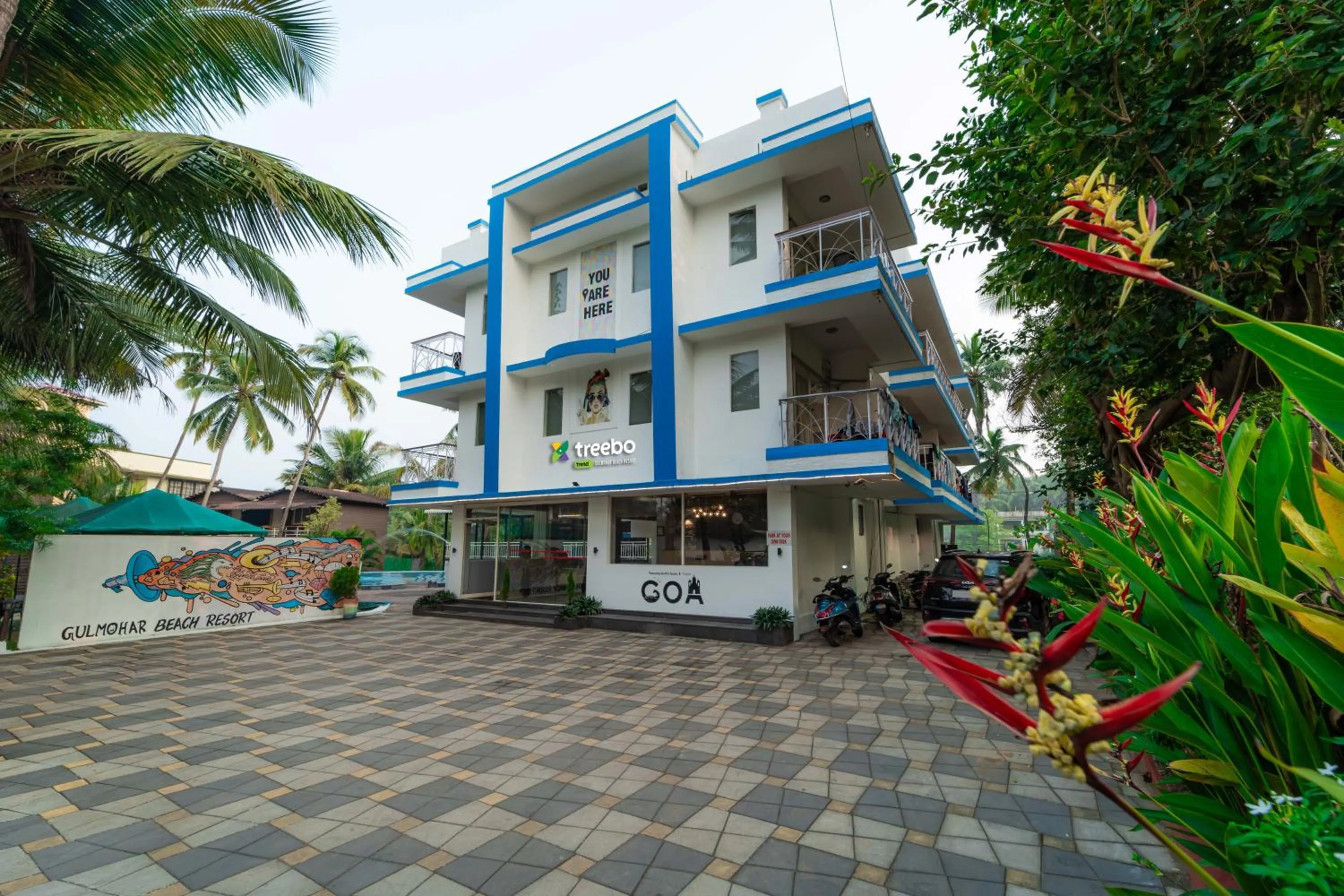Property building in Treebo Gulmohar Beach Resort with Pool
