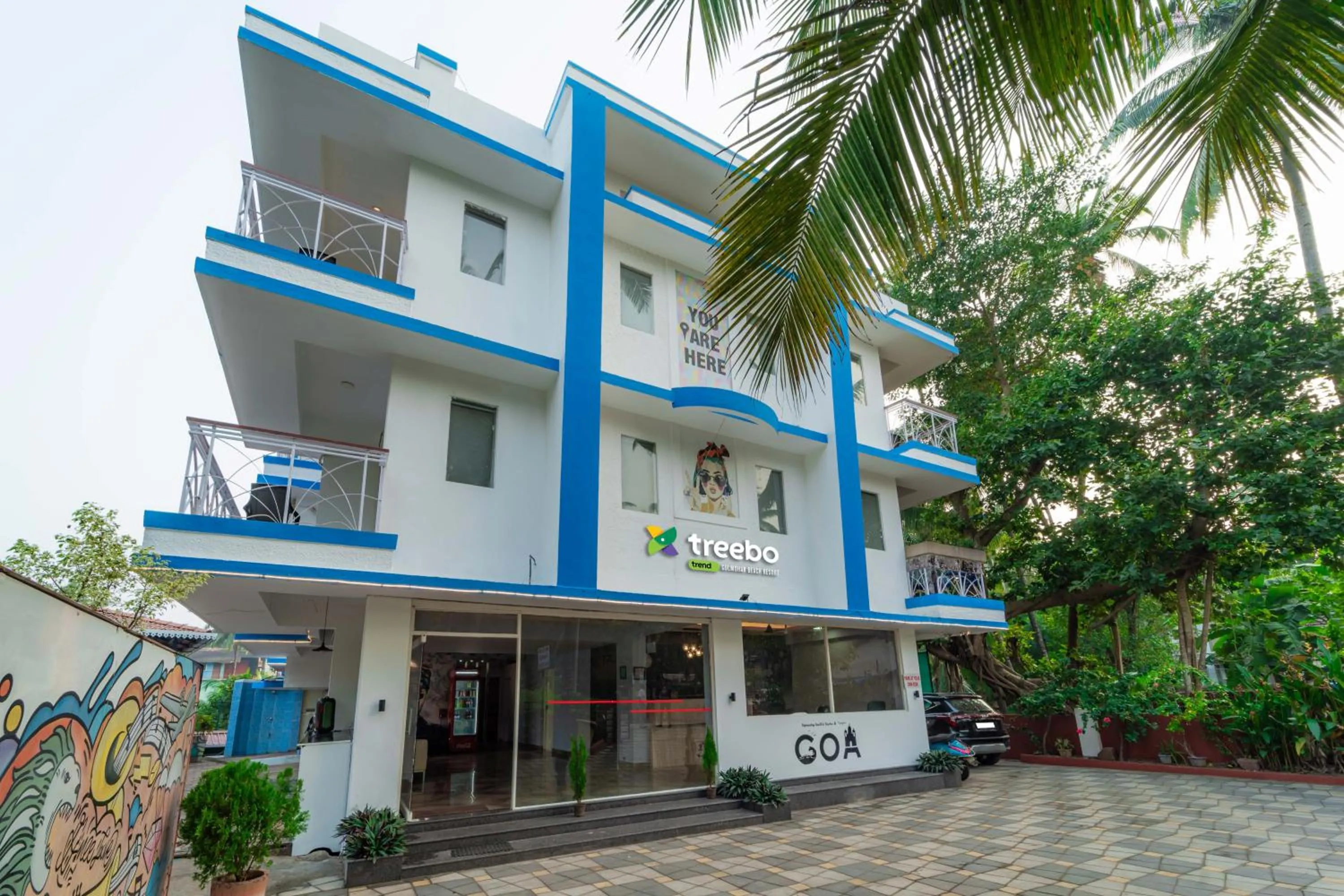 Property building in Treebo Gulmohar Beach Resort with Pool