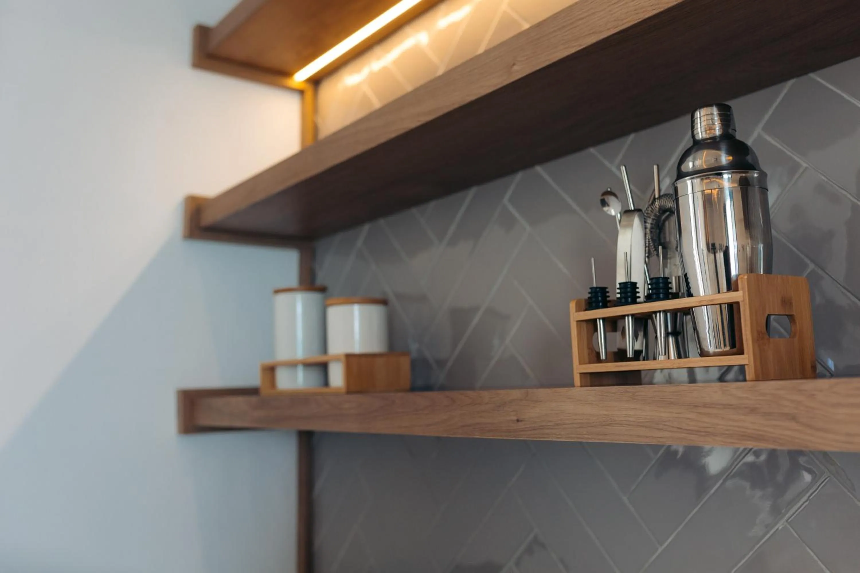 Kitchen or kitchenette in Safira Blu Luxury Resort & Villas