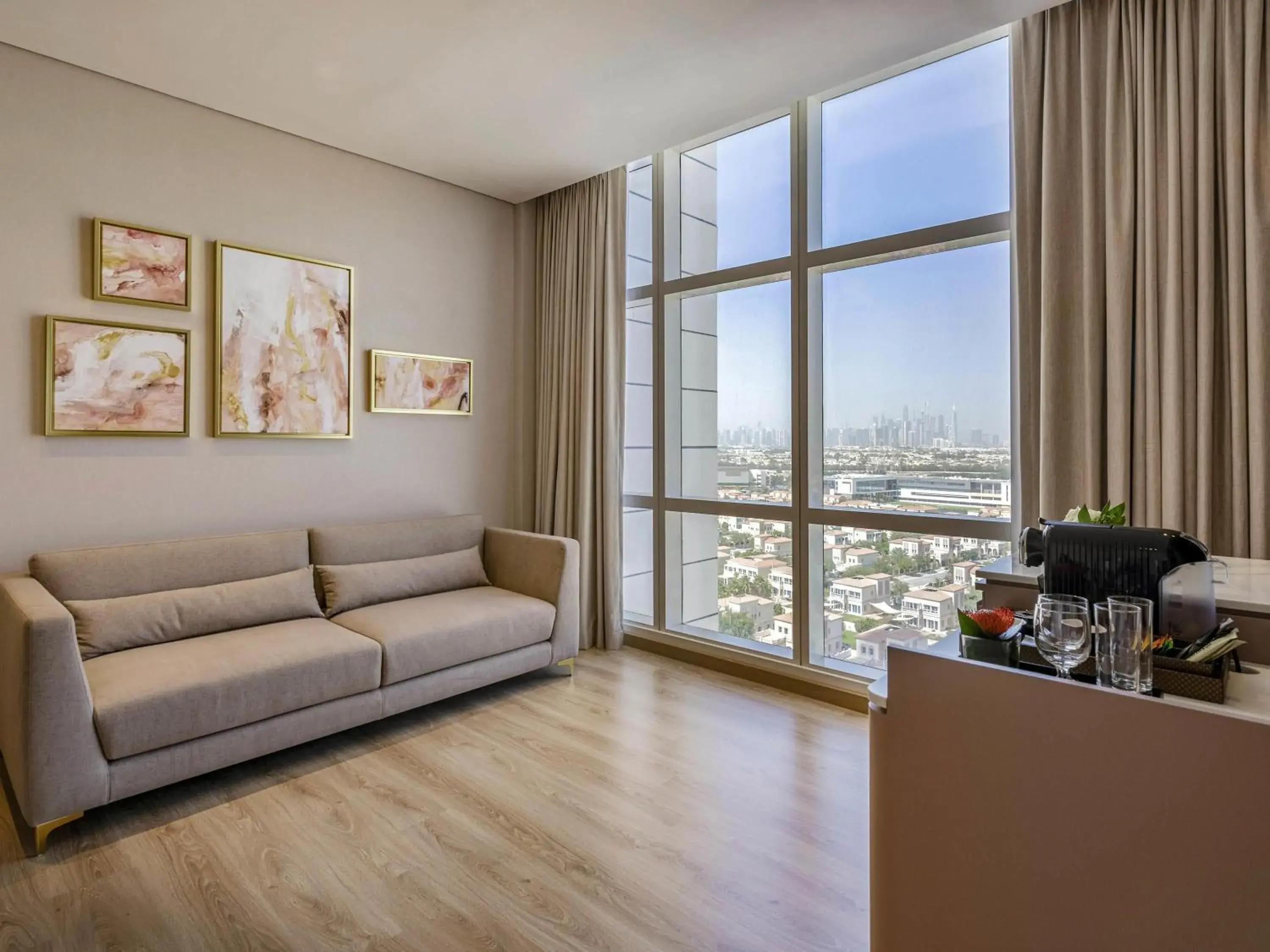 Bedroom in Movenpick Jumeirah Village Triangle Bedroom in Movenpick Jumeirah Village Triangle