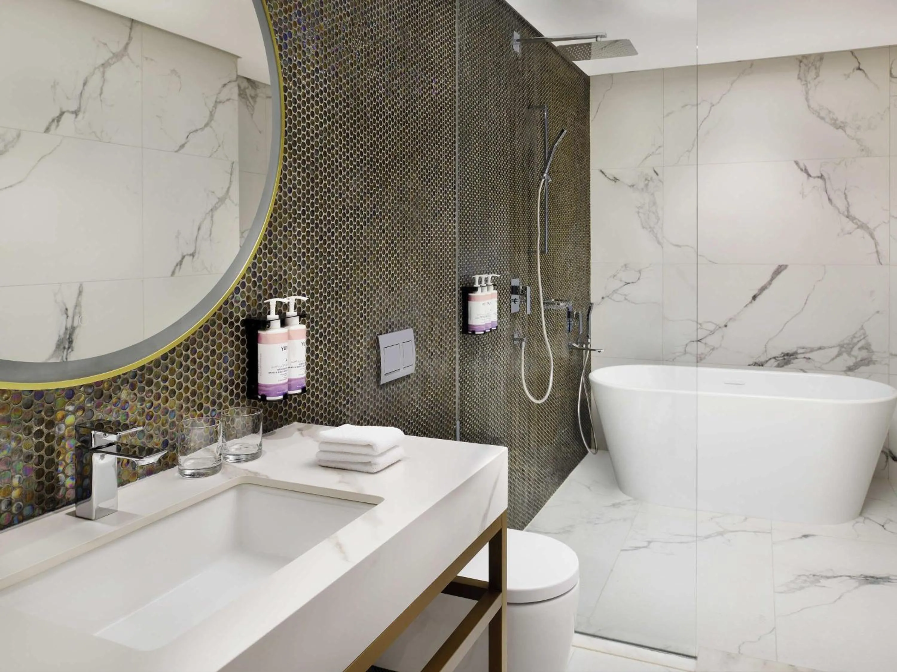 Bedroom in Movenpick Jumeirah Village Triangle