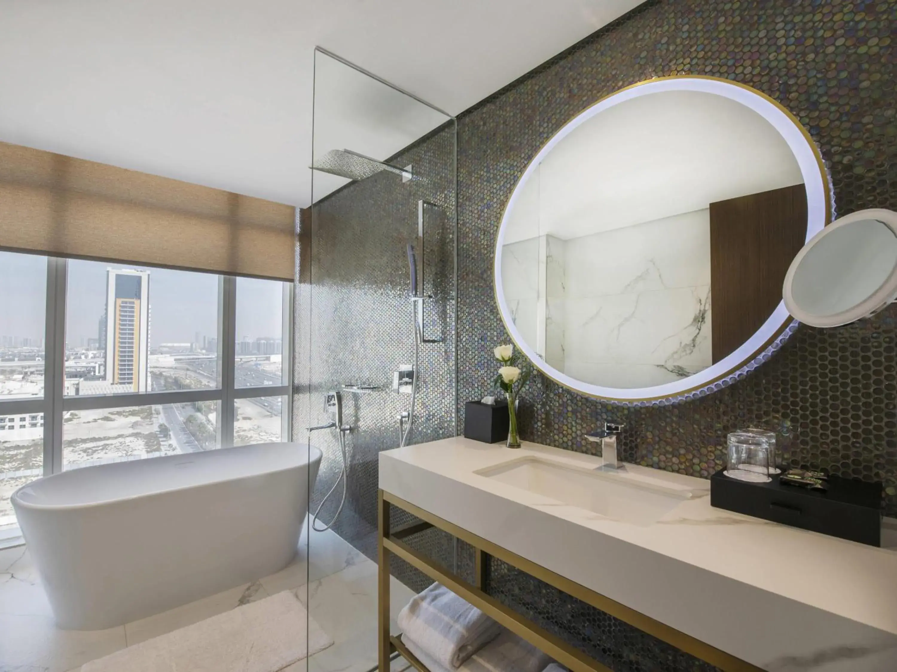 Bedroom in Movenpick Jumeirah Village Triangle Bedroom in Movenpick Jumeirah Village Triangle