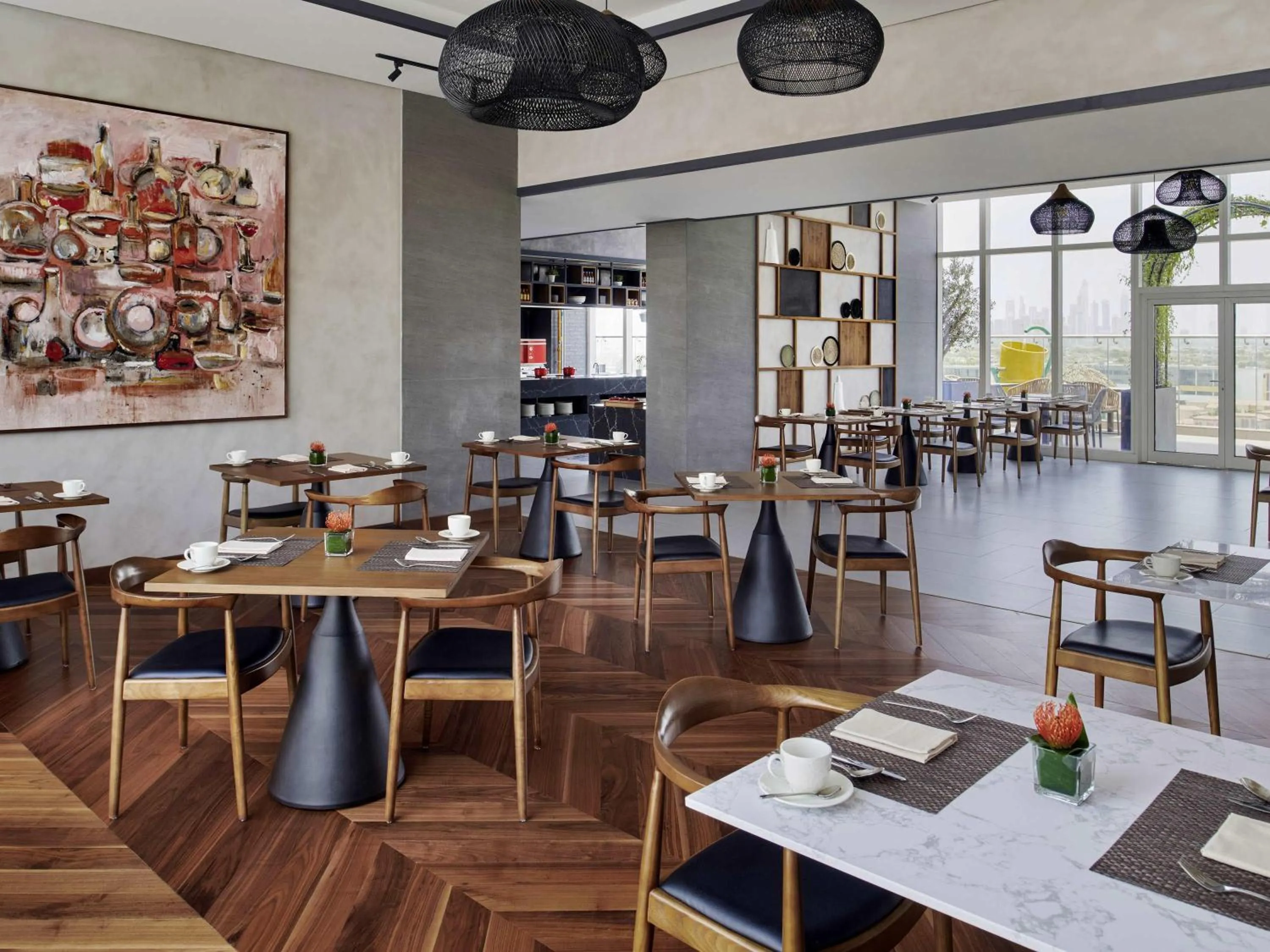 Property building in Movenpick Jumeirah Village Triangle