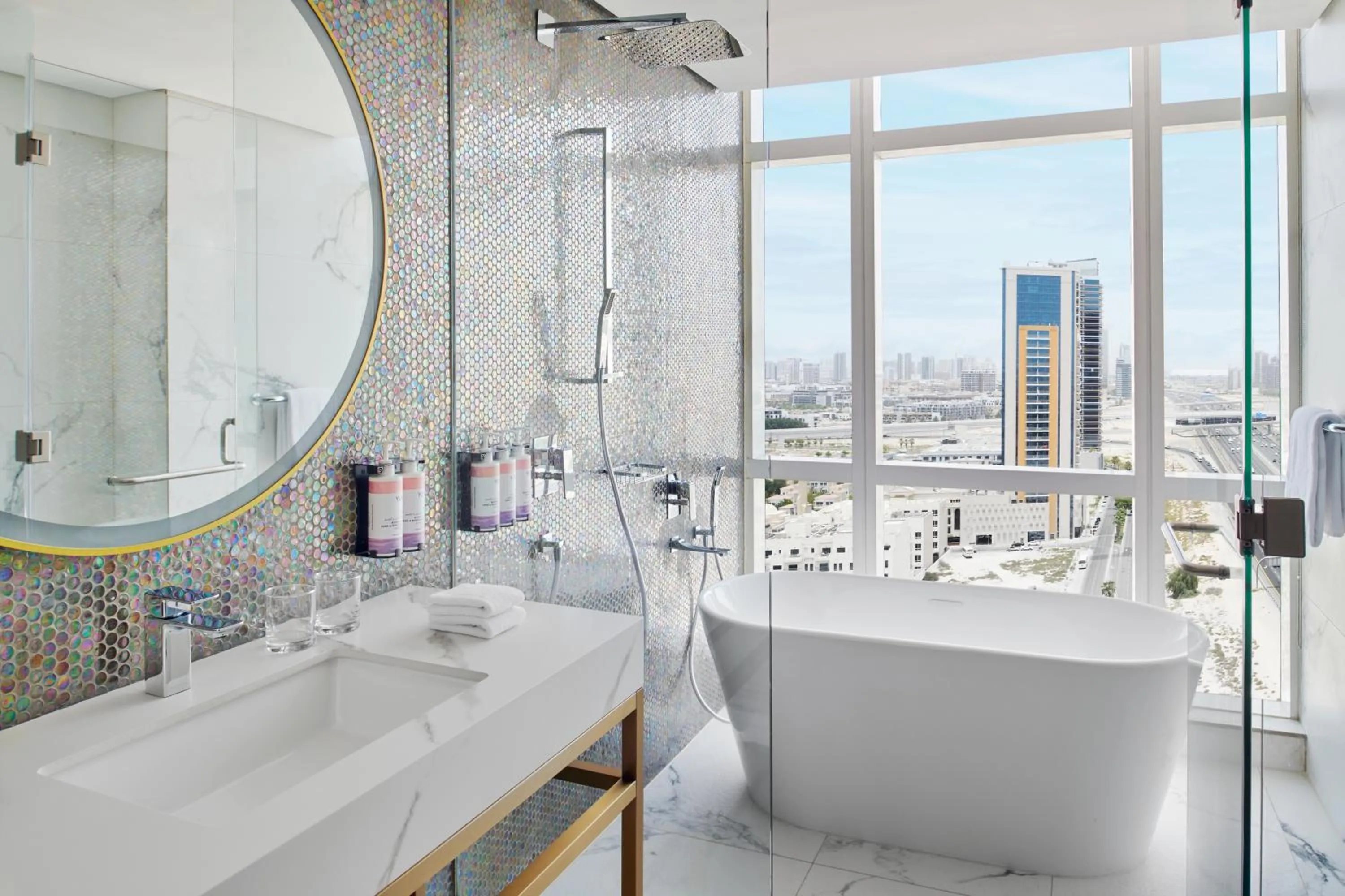 Bathroom in Movenpick Jumeirah Village Triangle