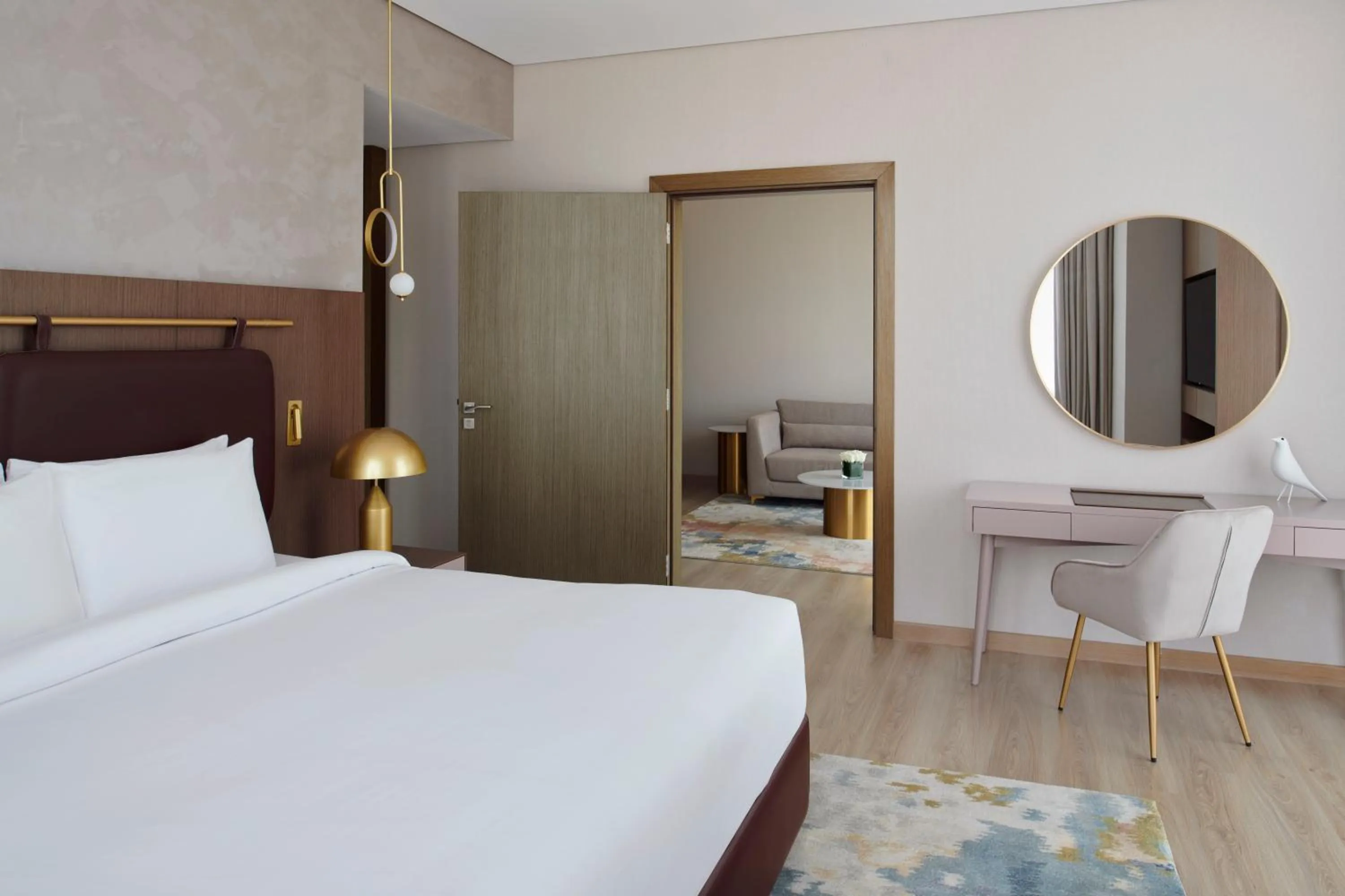 Photo of the whole room, Bed in Movenpick Jumeirah Village Triangle