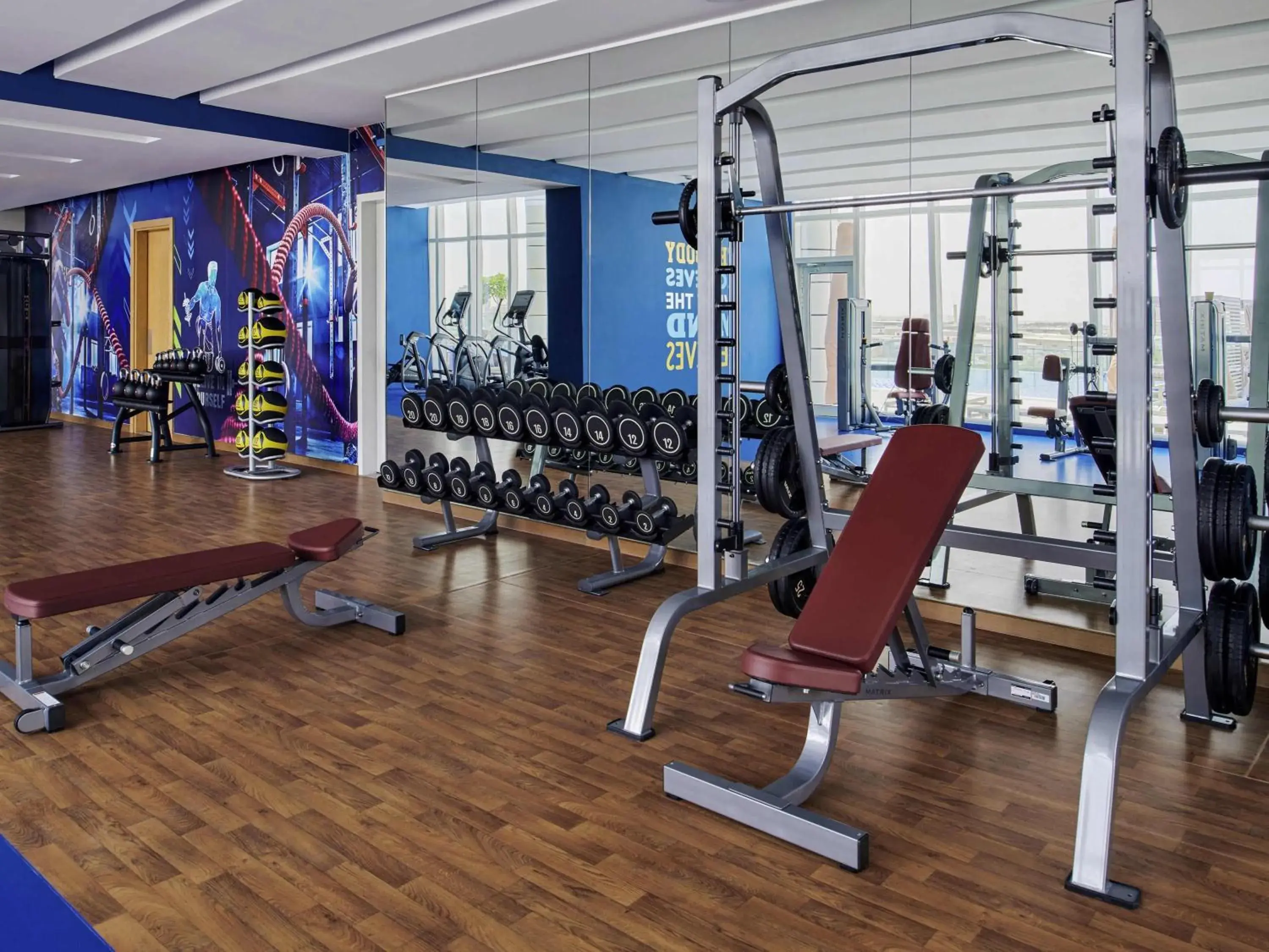 Fitness centre/facilities in Movenpick Jumeirah Village Triangle Fitness centre/facilities in Movenpick Jumeirah Village Triangle