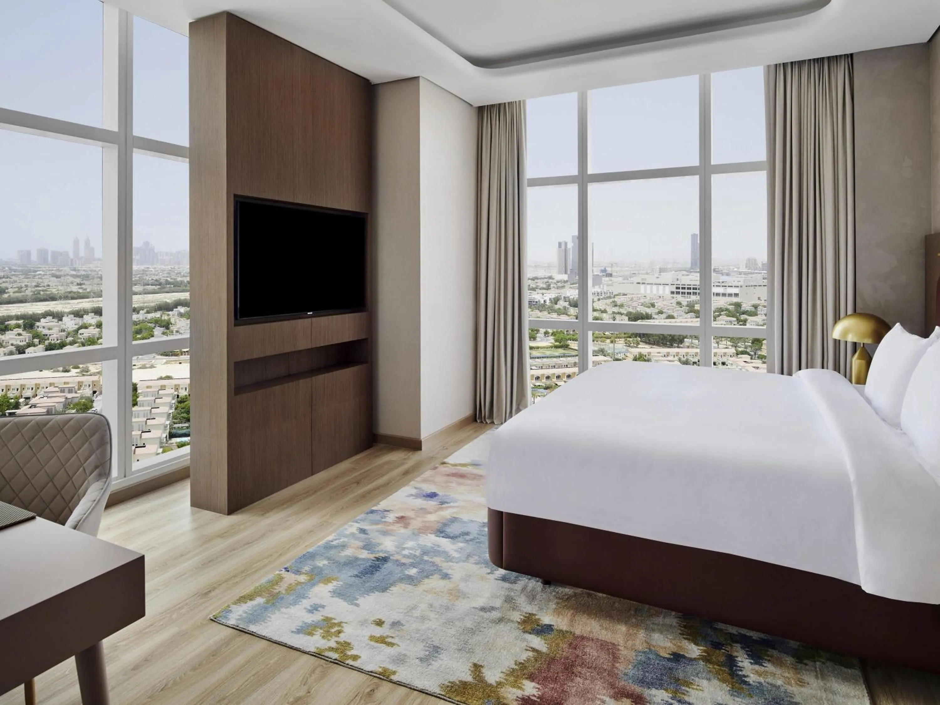Bedroom, Bed in Movenpick Jumeirah Village Triangle
