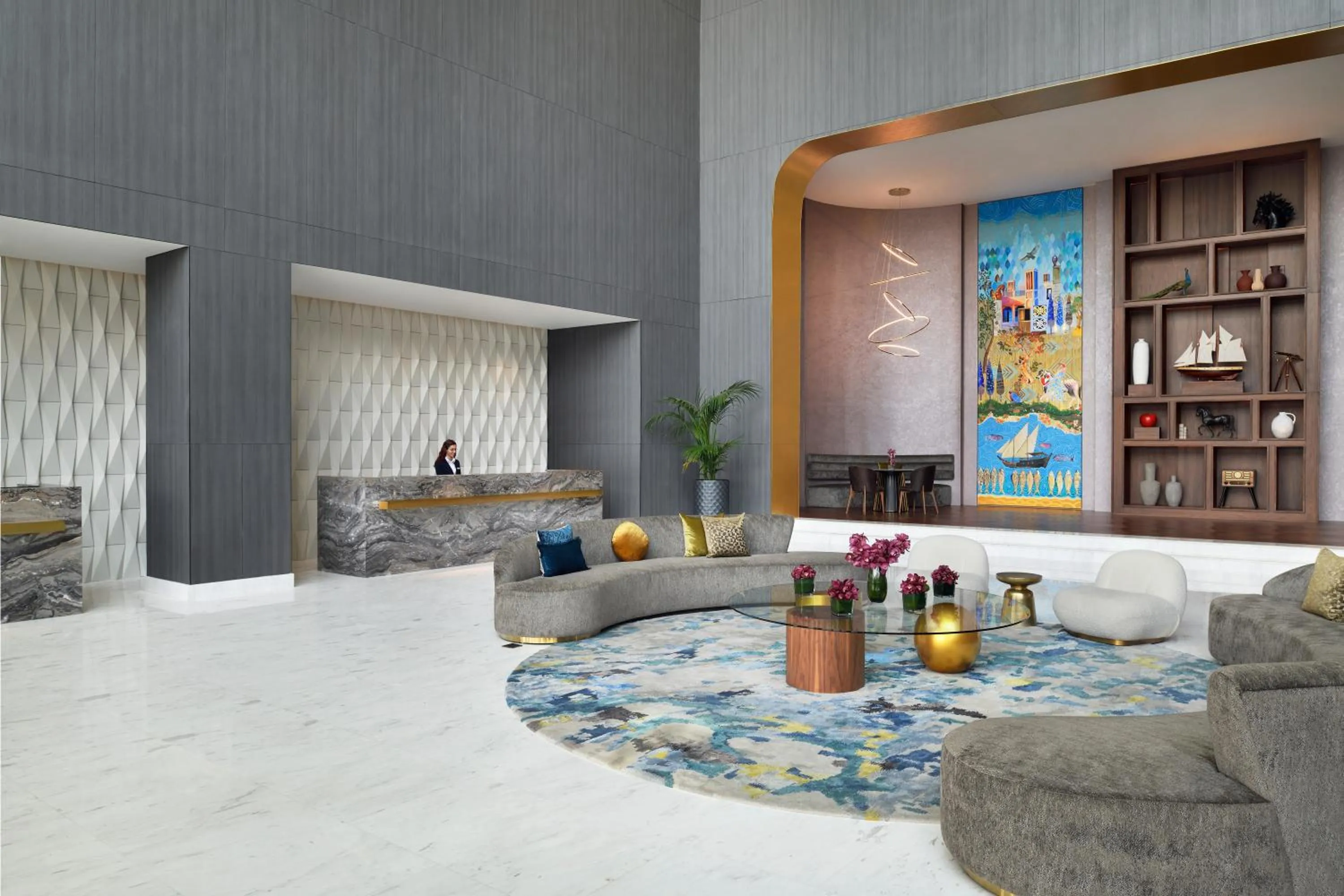 Lobby or reception in Movenpick Jumeirah Village Triangle