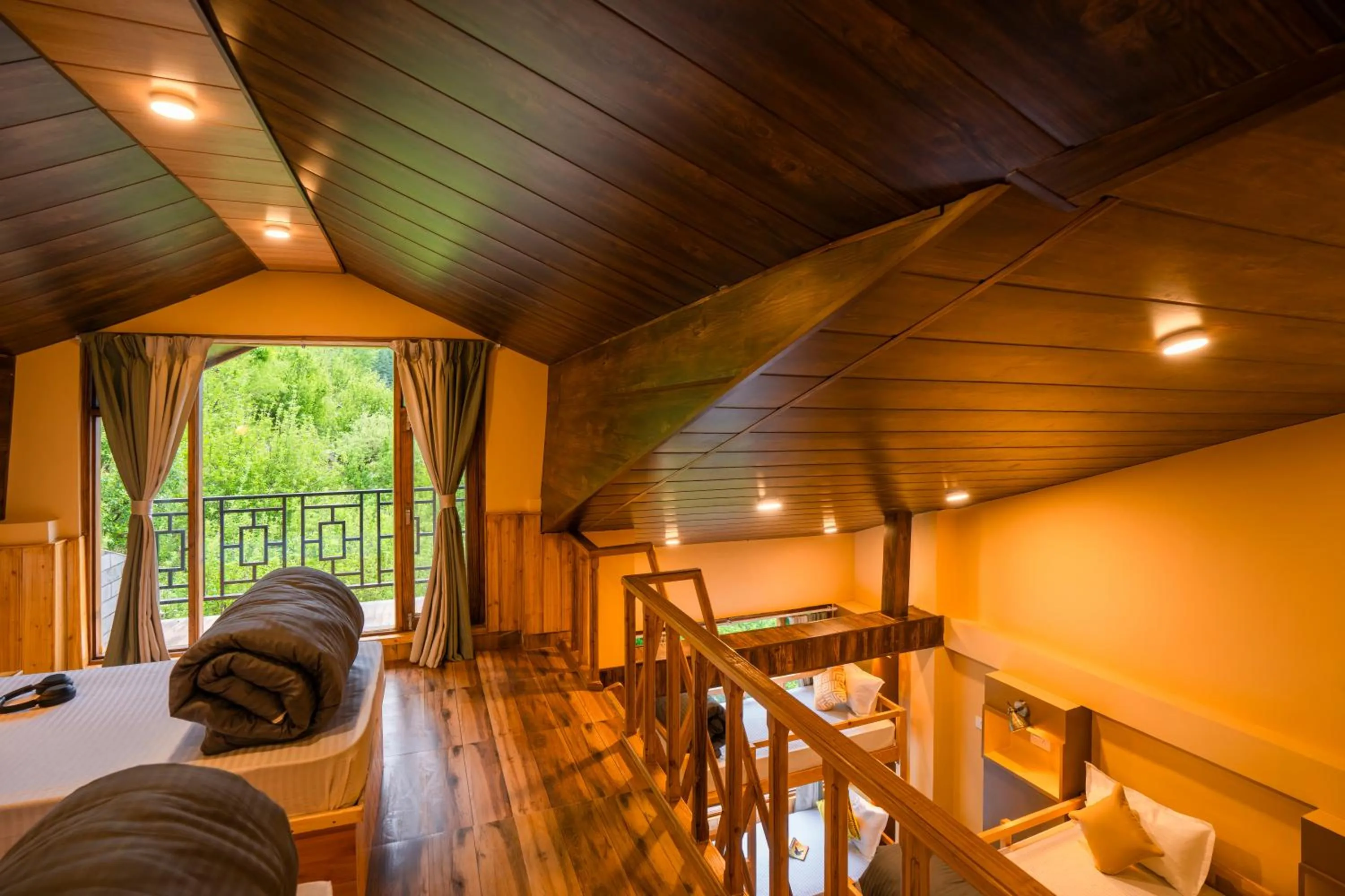 Bed in Zostel Manali, Vashisht