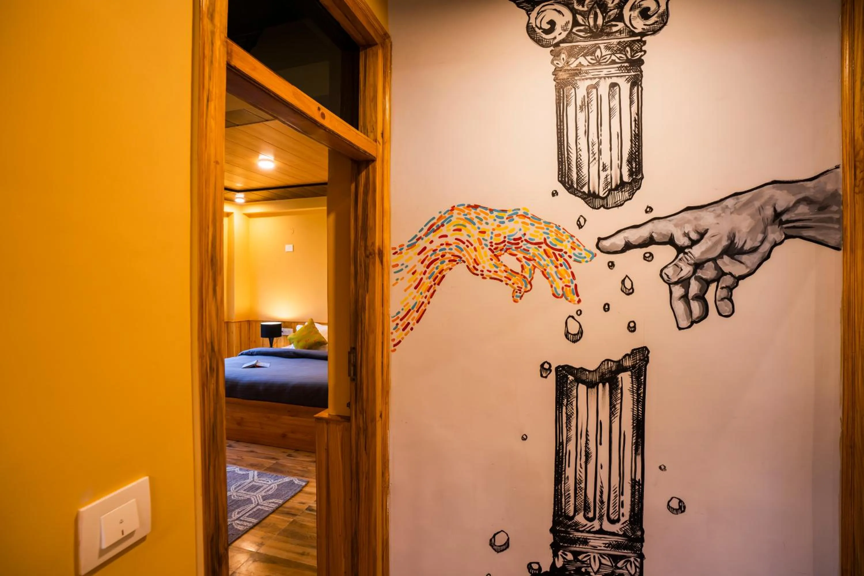 Bed in Zostel Manali, Vashisht