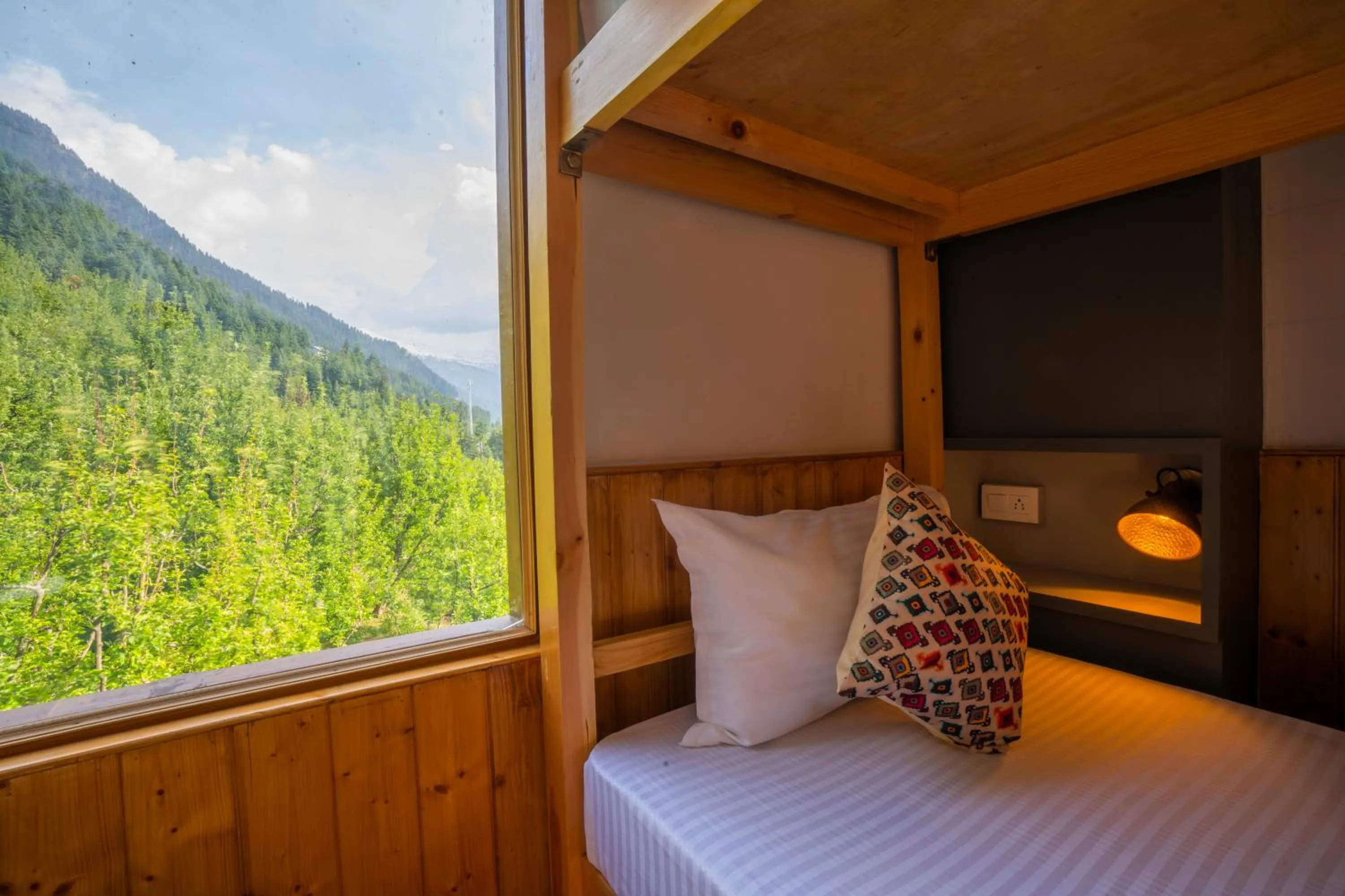 View (from property/room), Bed in Zostel Manali, Vashisht
