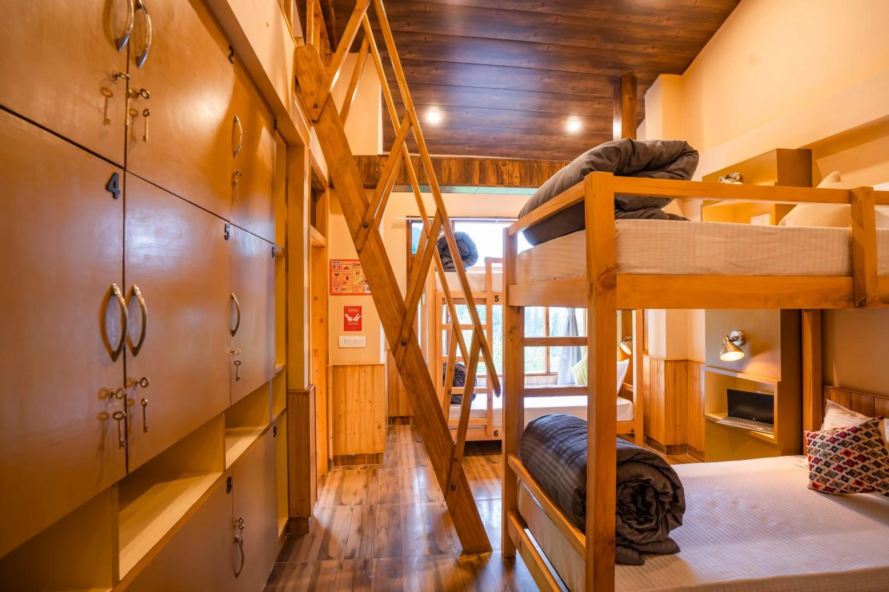 bunk bed, Bed in Zostel Manali, Vashisht