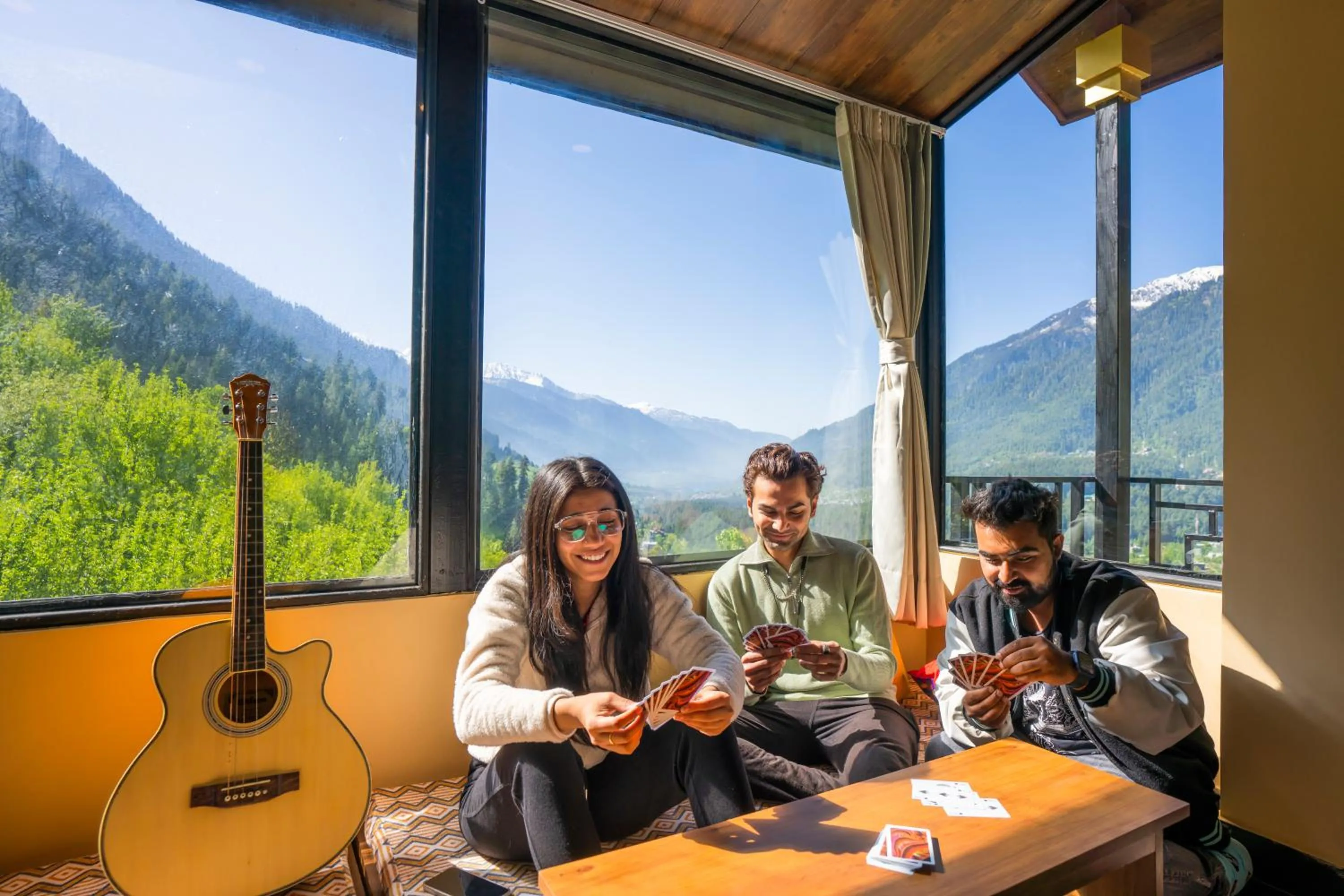 People in Zostel Manali, Vashisht