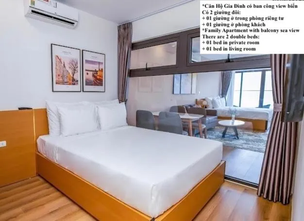 Bedroom, Bed in TMS Sea Condotel View Biển