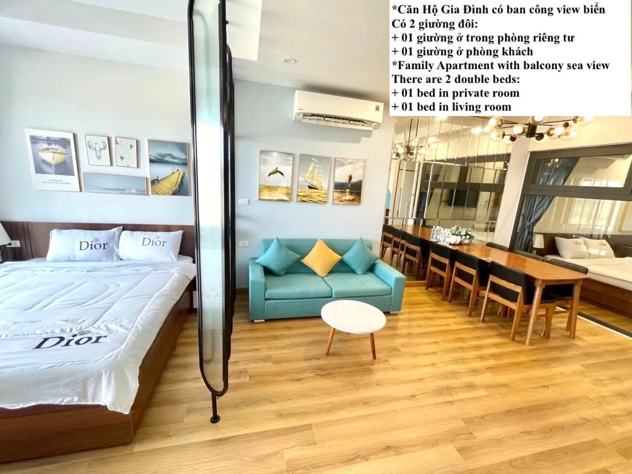 Photo of the whole room, Bed in TMS Sea Condotel View Biển