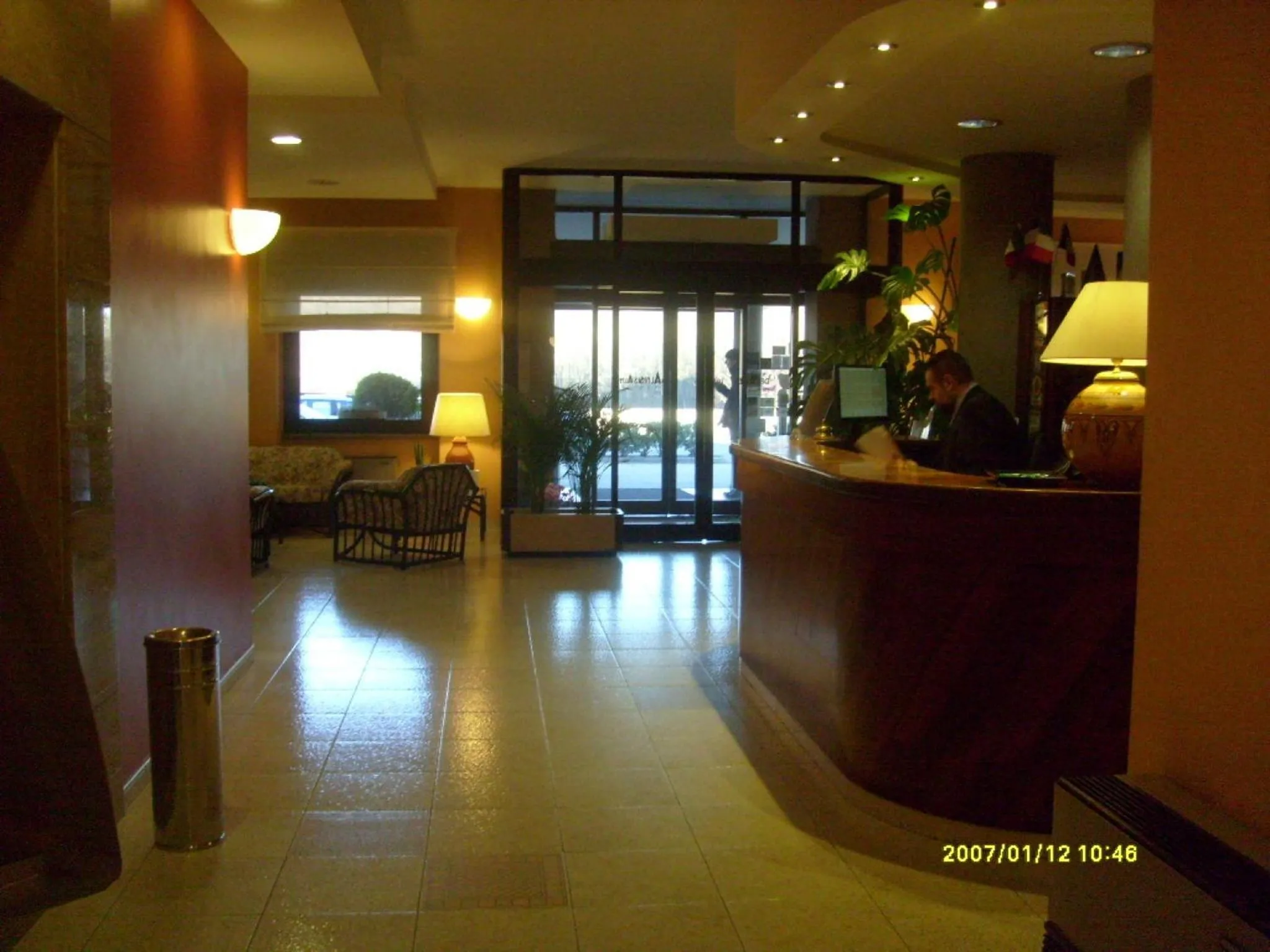 Lobby or reception in Hotel Des Alpes