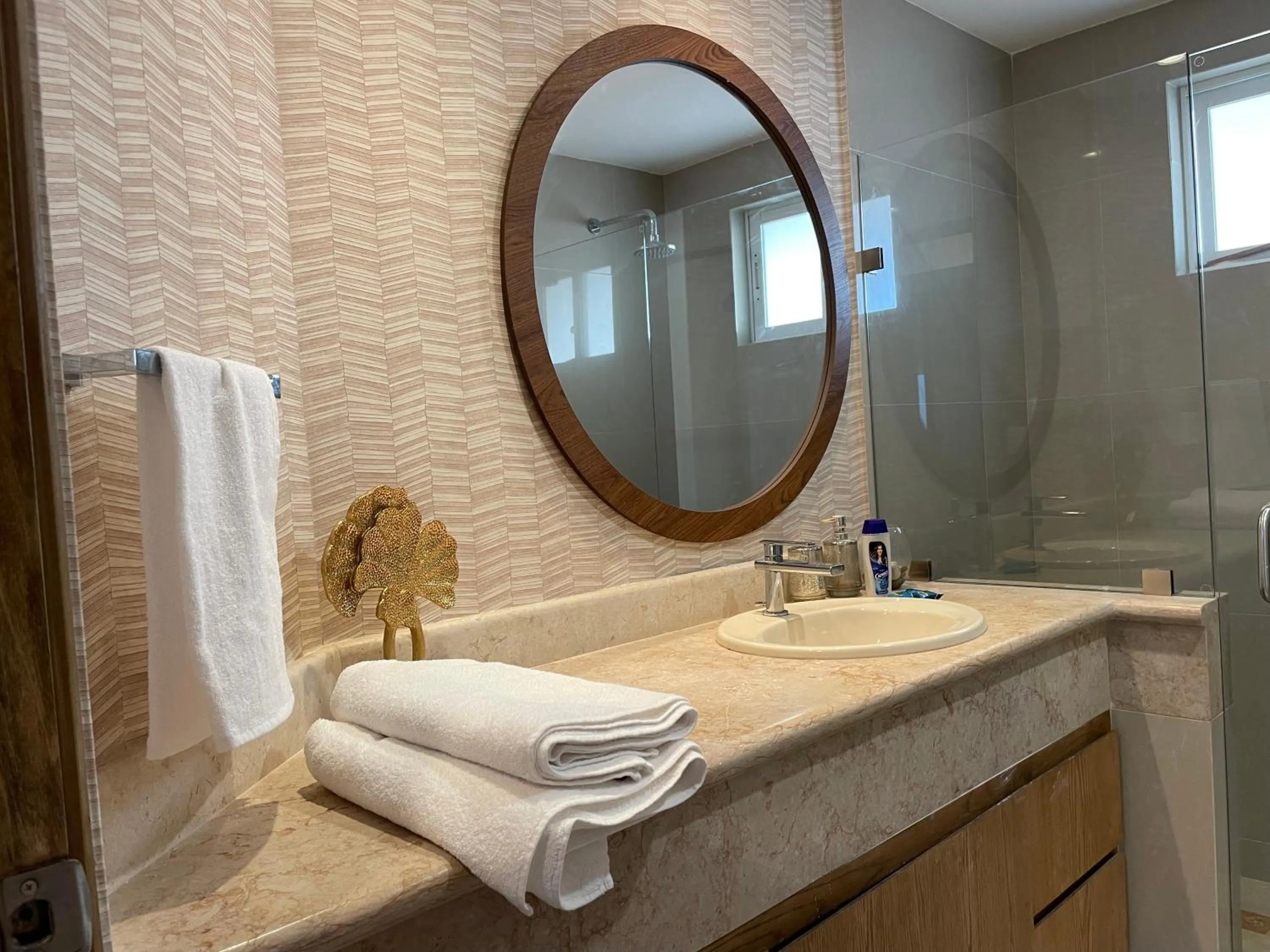 Shower in Quintas Del Mar II condominio con vista al mar