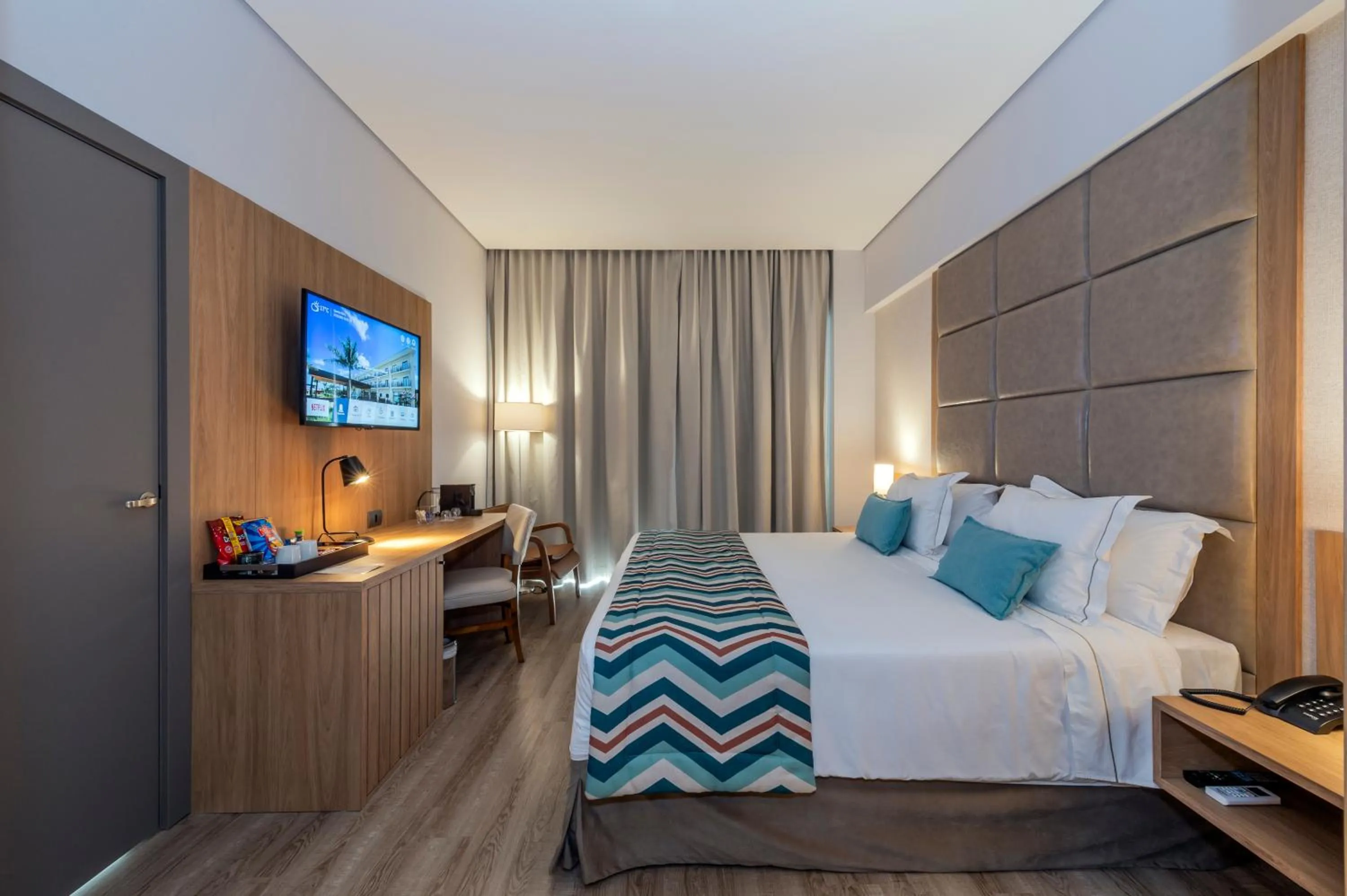 Bed in Japy Golf Resort Hotel