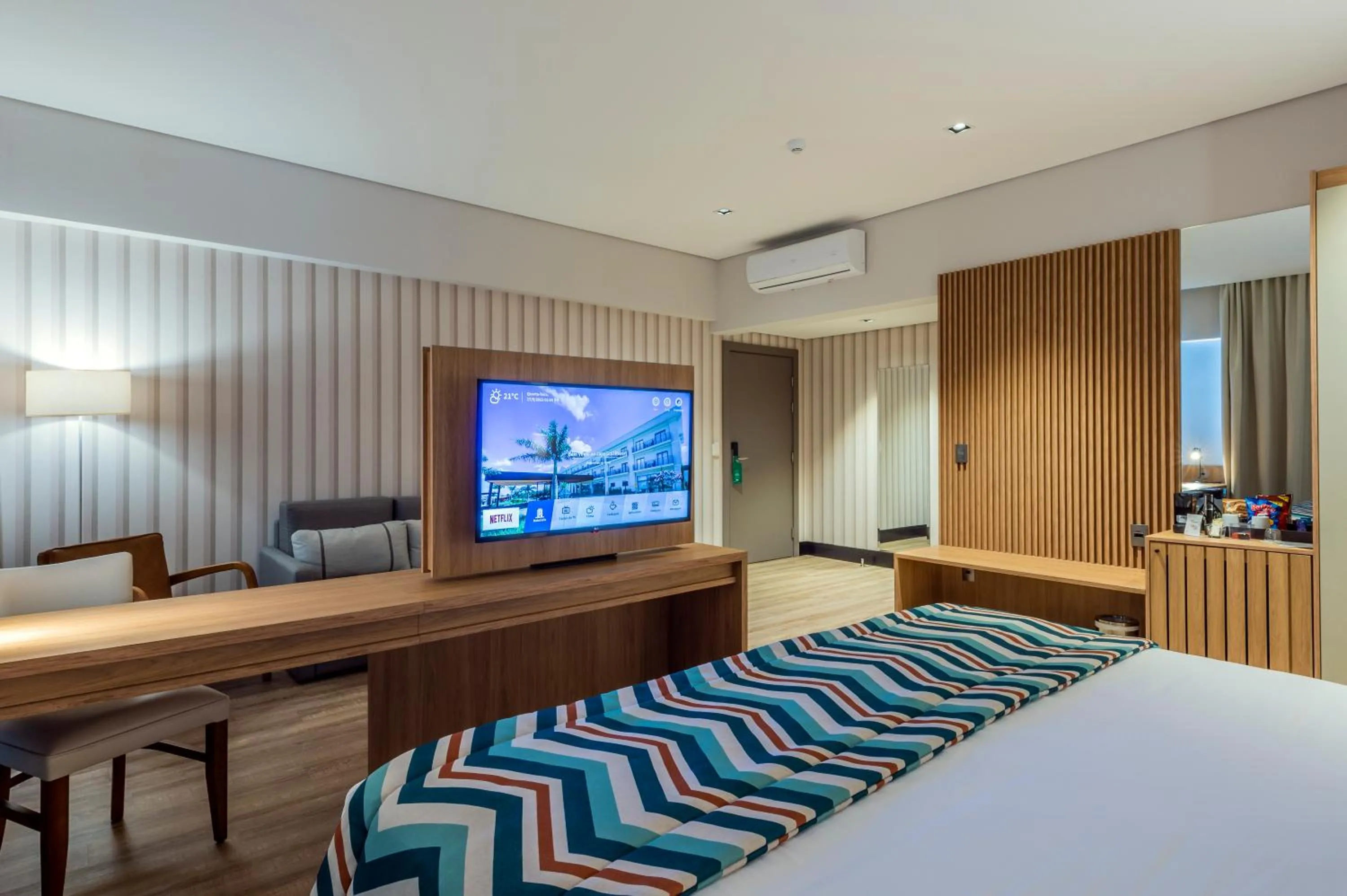 Bed in Japy Golf Resort Hotel