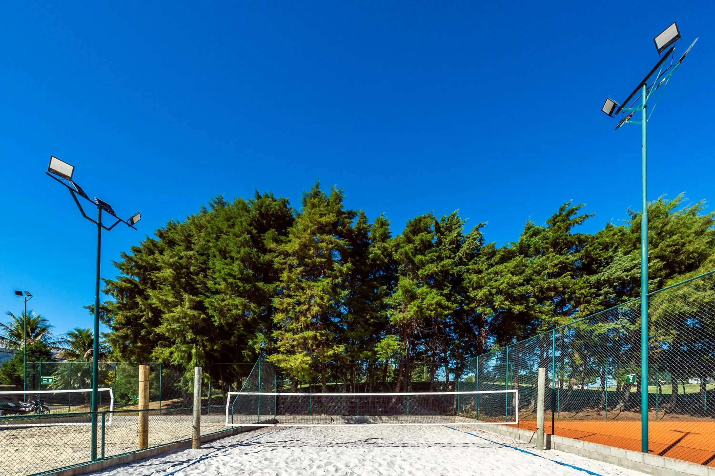Tennis court in Japy Golf Resort Hotel