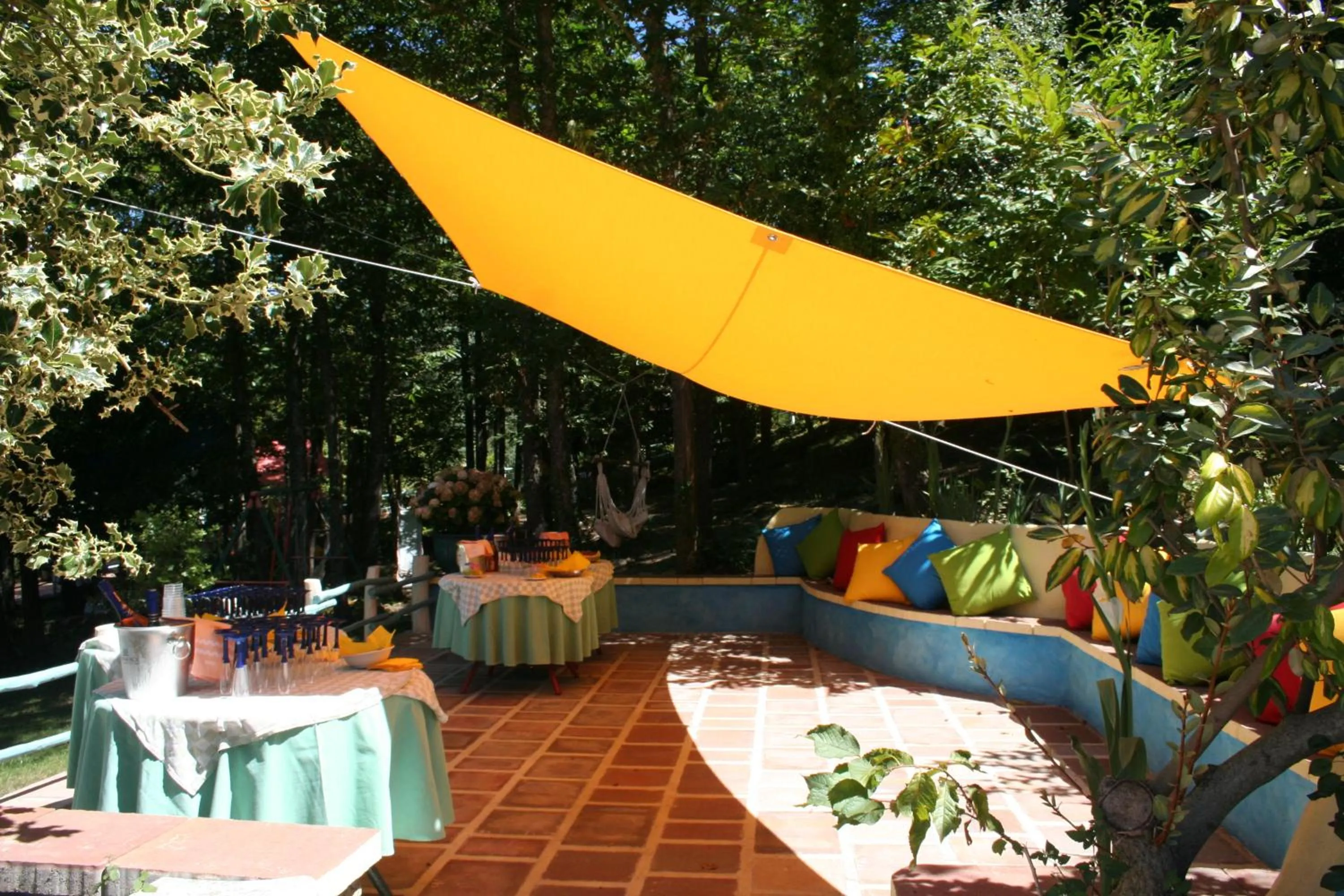 Patio in Hotel Sa Muvara