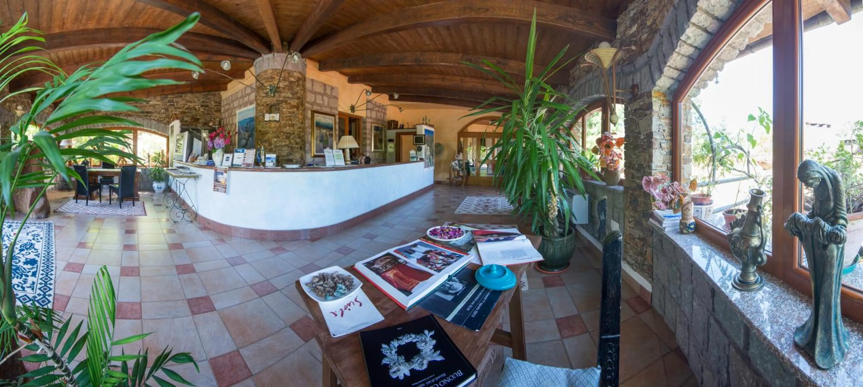 Lobby or reception in Hotel Sa Muvara