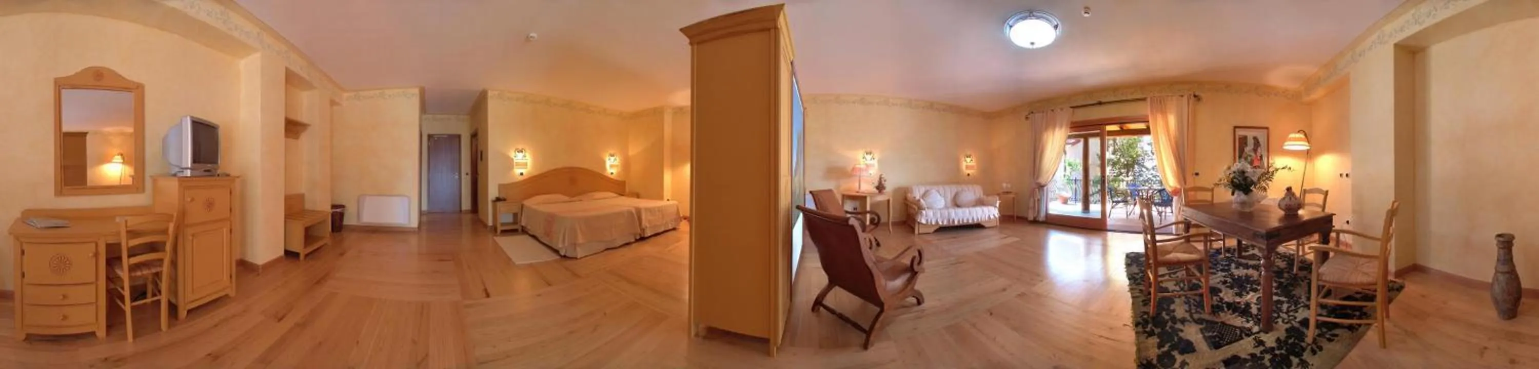 Coffee/tea facilities, Bed in Hotel Sa Muvara
