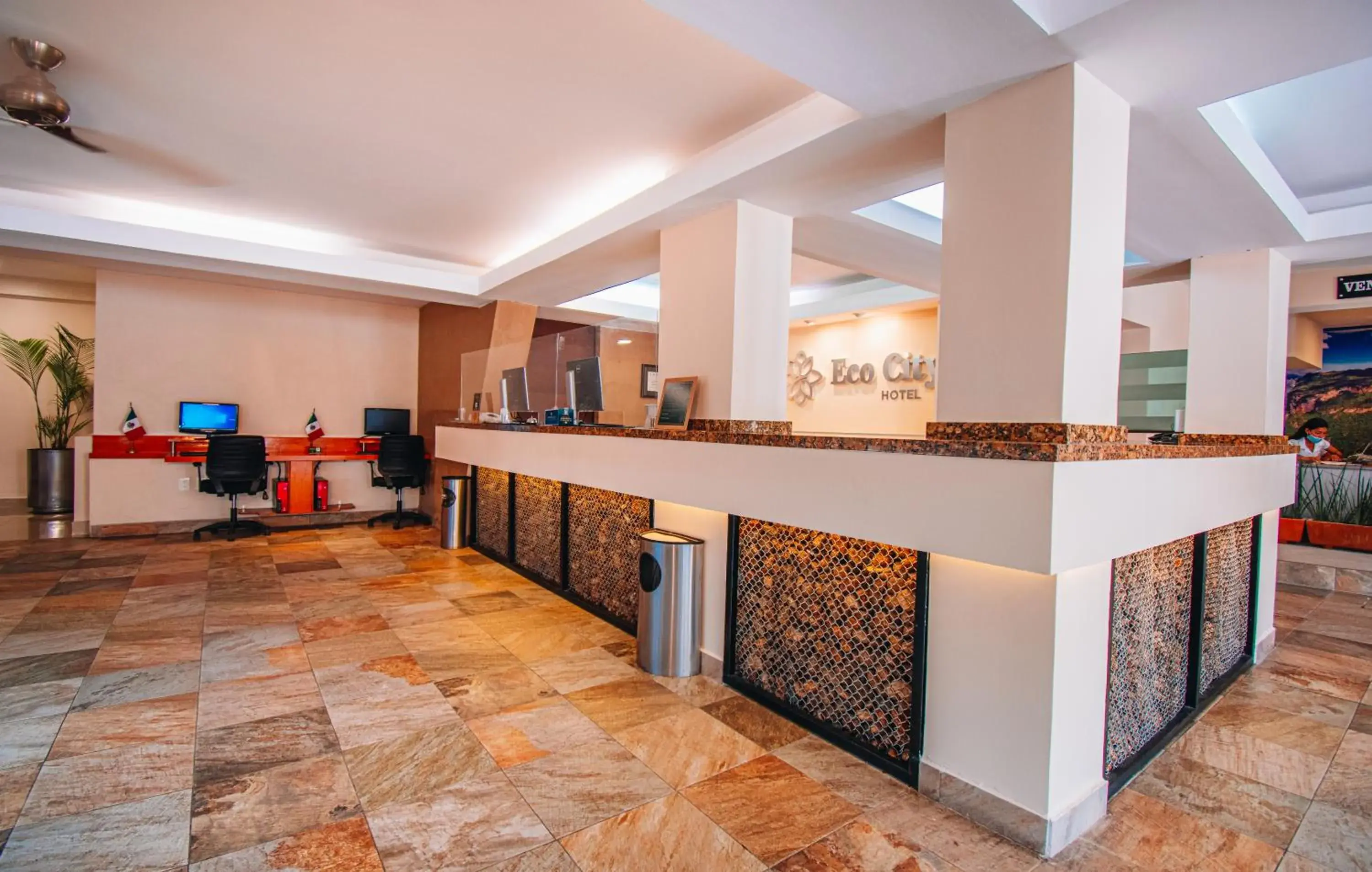Lobby or reception in Eco City Hoteles Lobby or reception in Eco City Hoteles