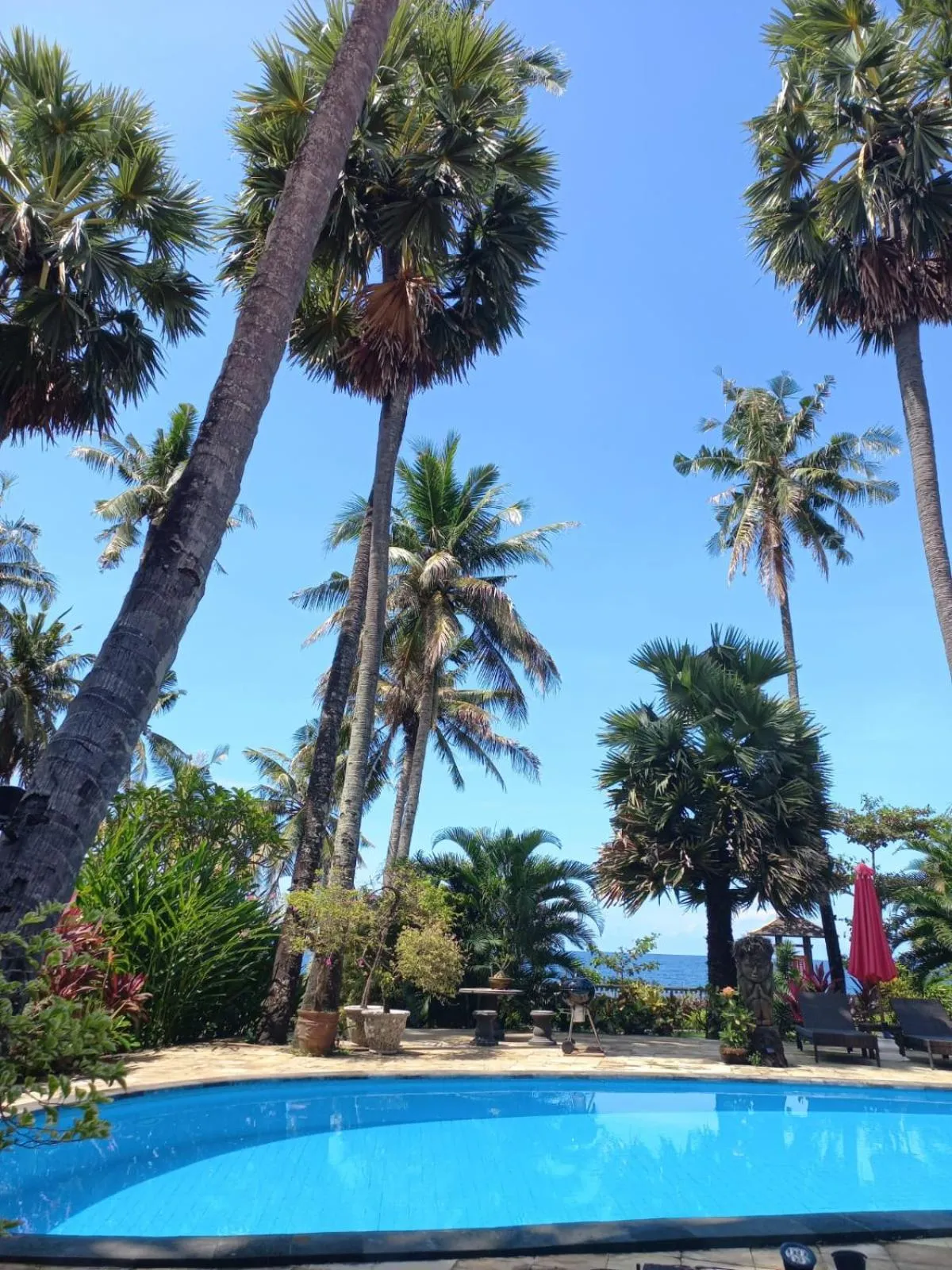 Swimming pool in Bali North Beach B&B